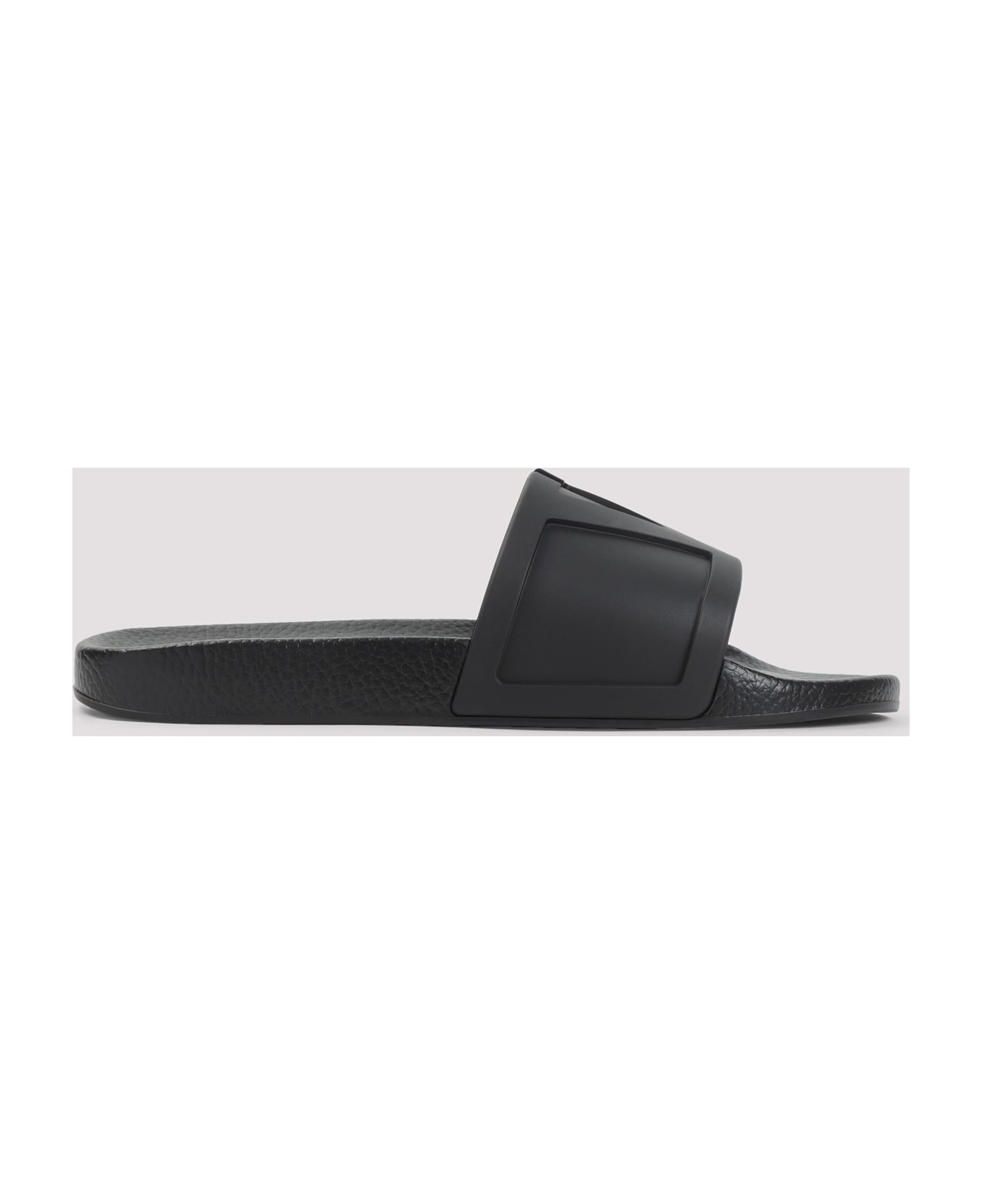 Valentino Garavani Pool Slide Coolside Slippers - No Nero