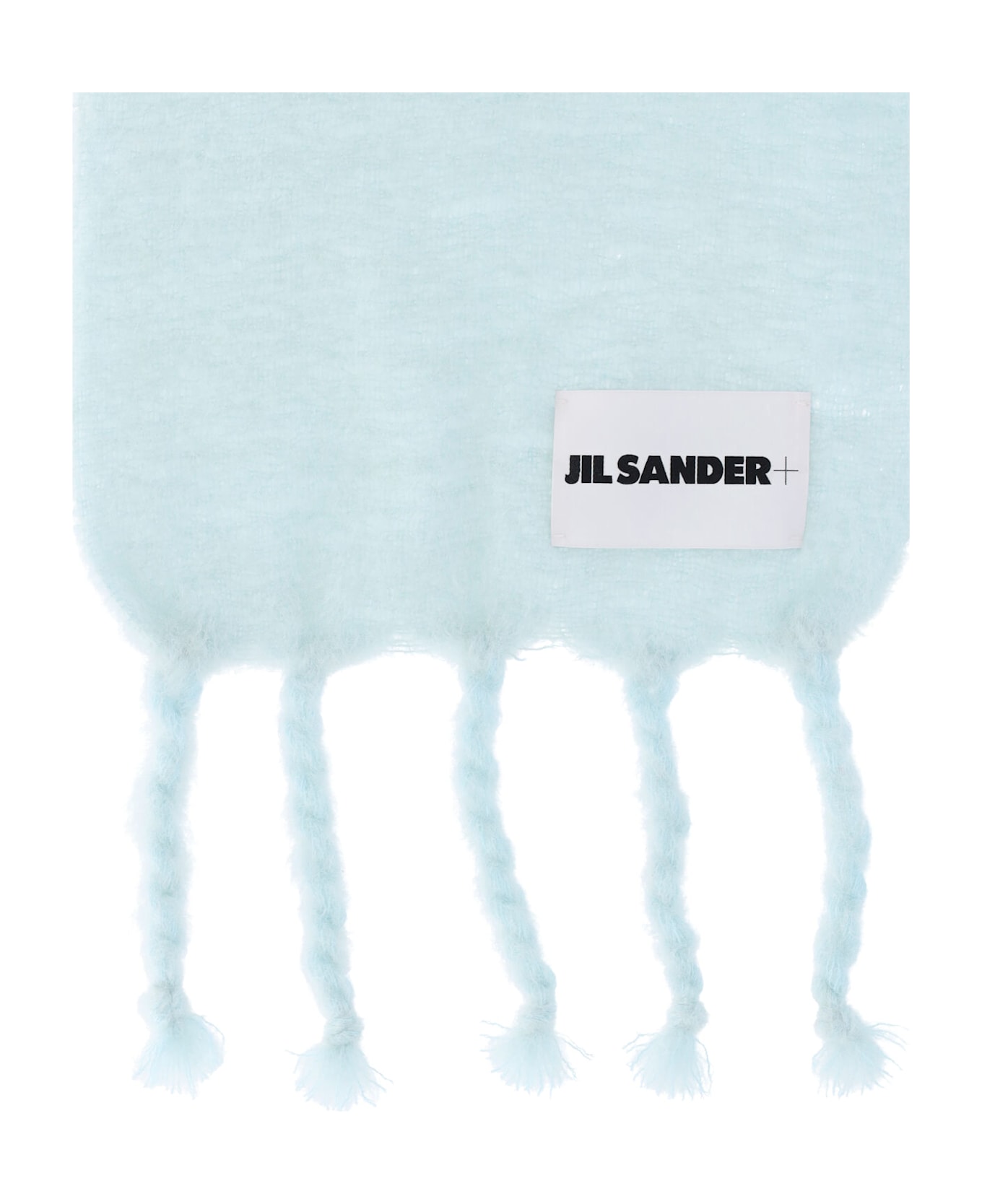 Jil Sander Mohair And Wool Scarf - BABY BLUE