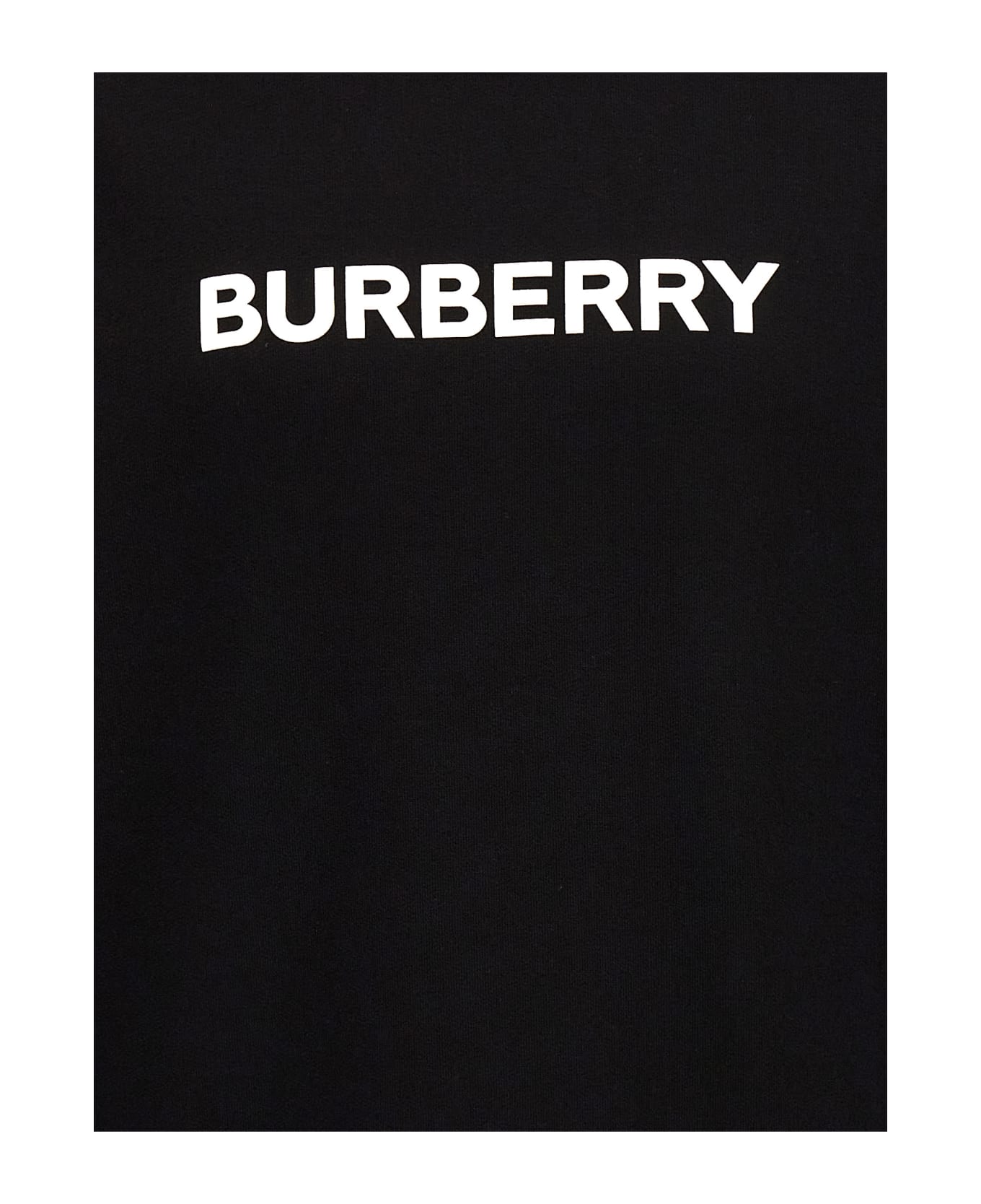 Burberry Logo Print Sweatshirt - Black