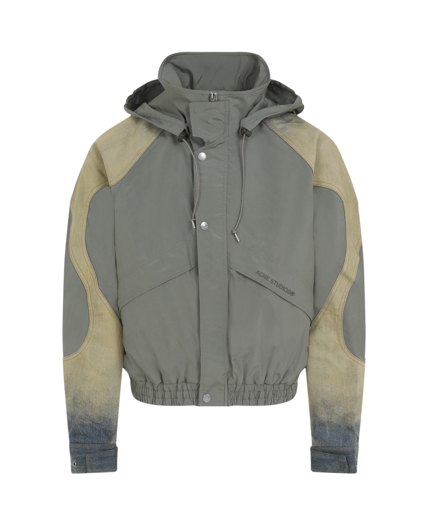 Acne Studios Windbreaker Jacket - Olive Green