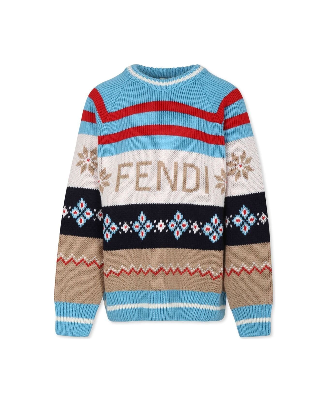 Fendi Pullover Apres Sk - Multicolor