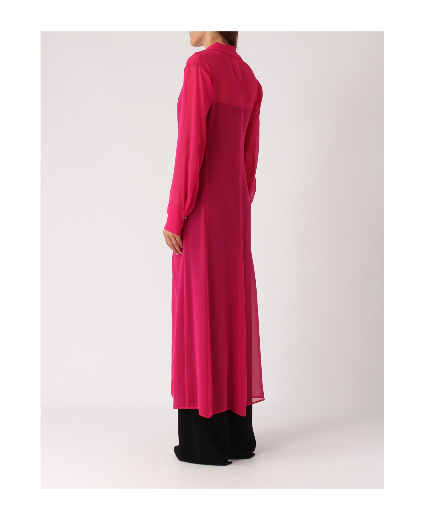 Max Mara Fago Coat - MAGENTA