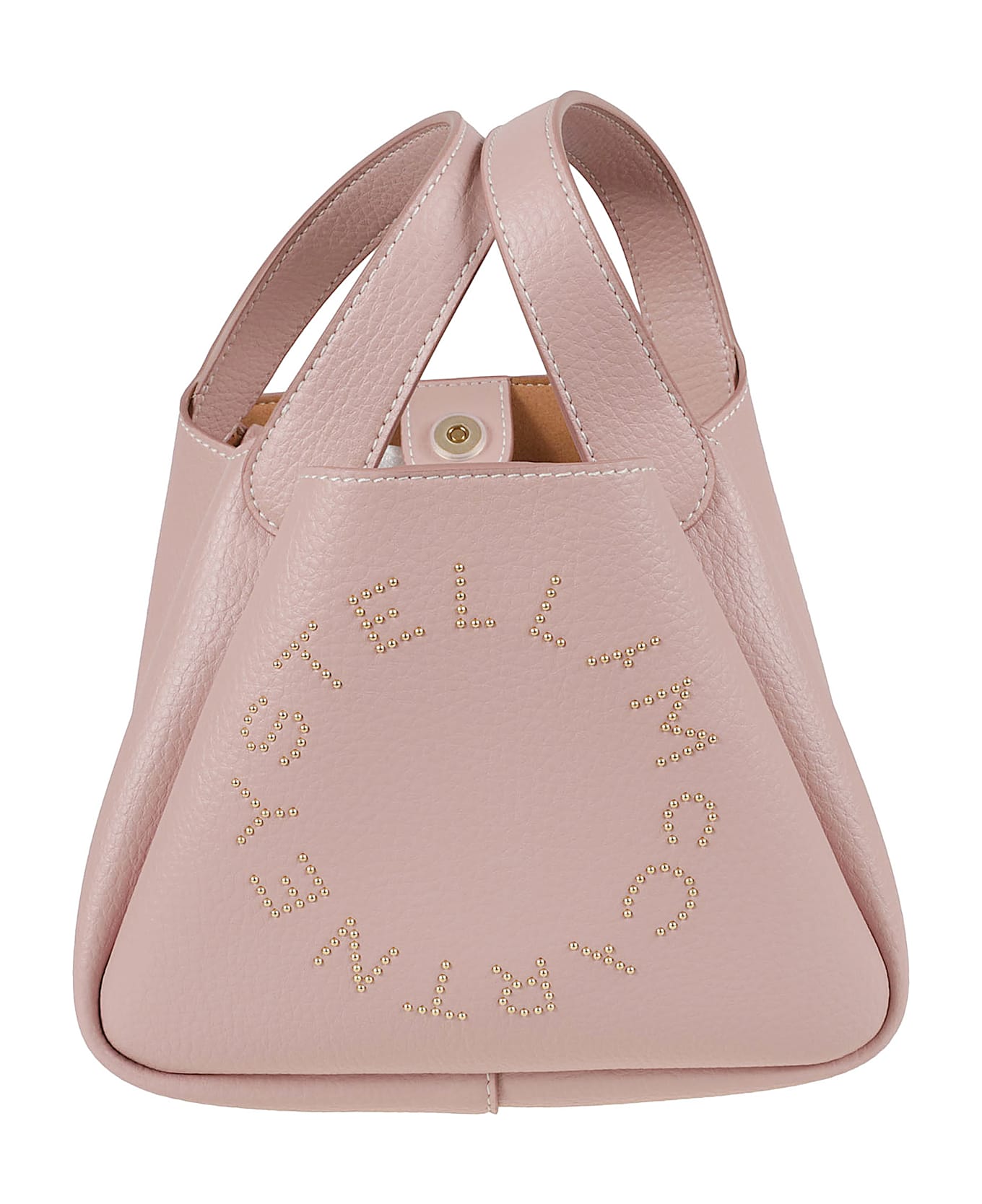 Stella McCartney Embossed Grain Shoulder Bag - Pale mauve