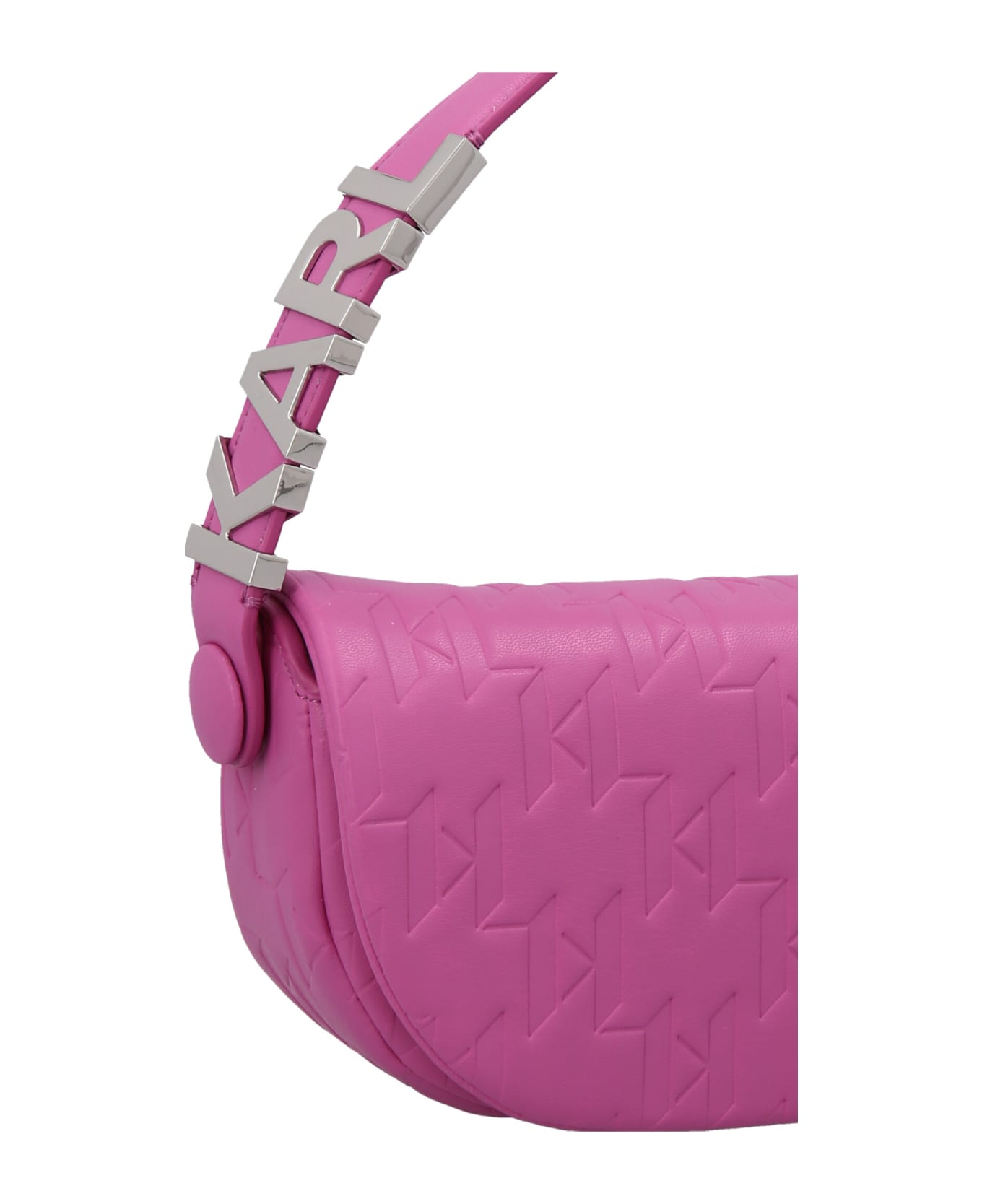 Karl Lagerfeld 'k/swing Sm Baguette' Handbag - Purple