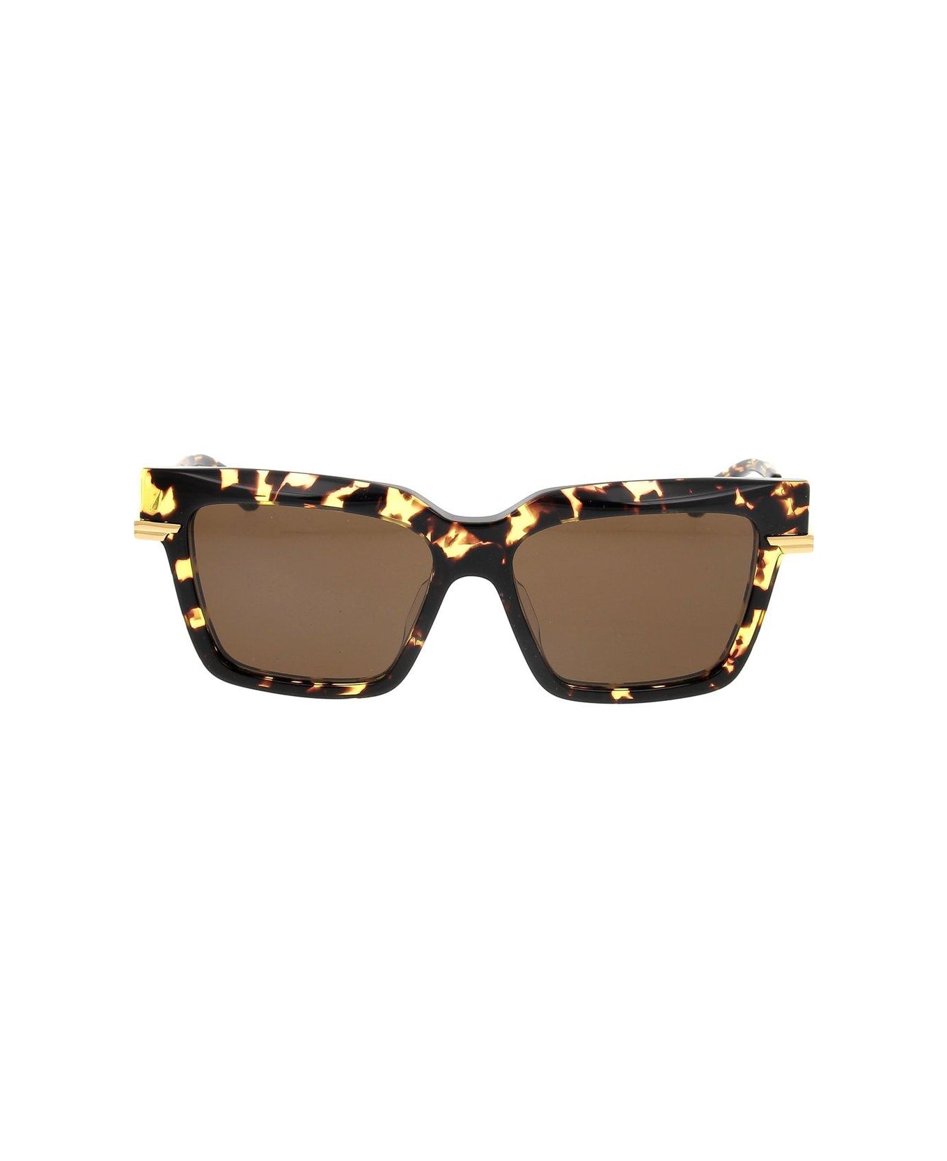 Bottega Veneta Eyewear Cat-eye Frame Sunglasses Sunglasses - 002 HAVANA GOLD BROWN