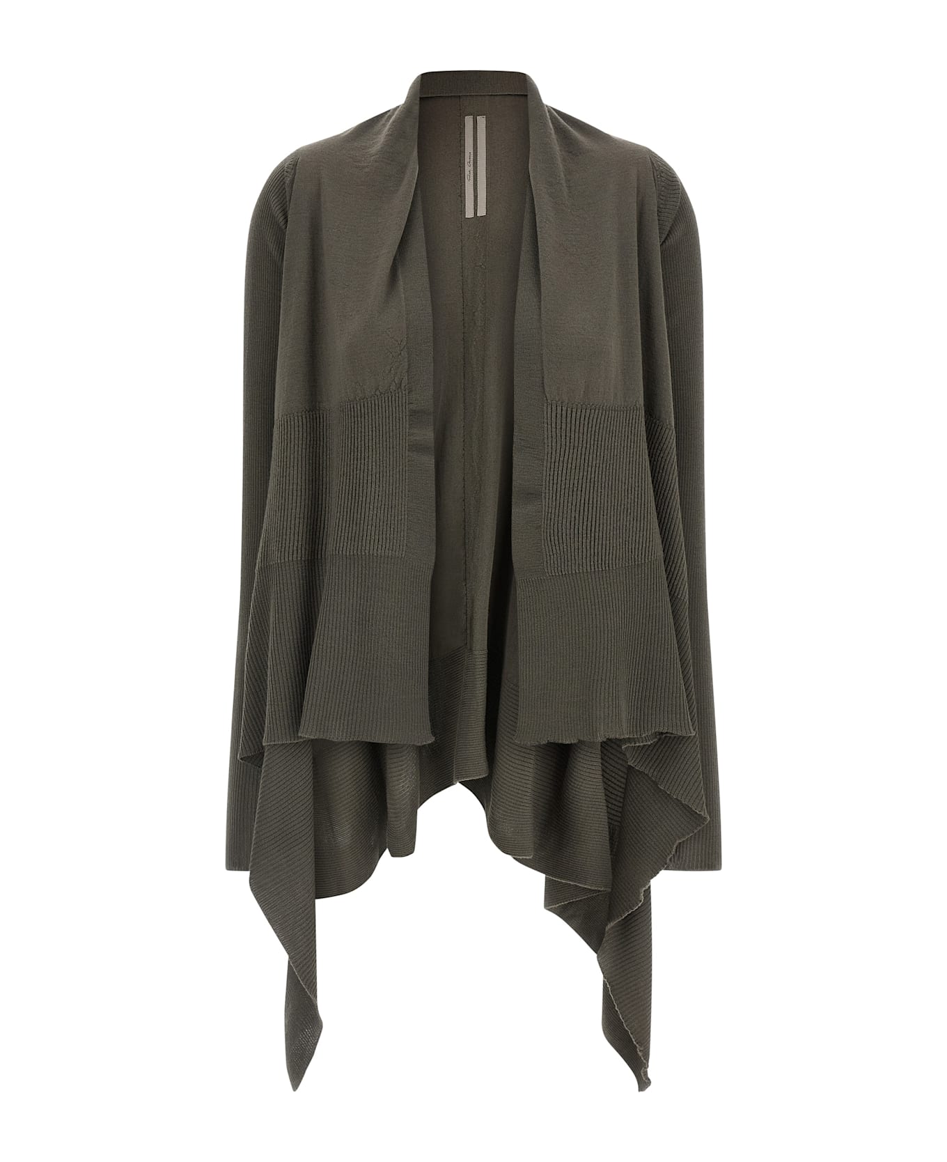 Rick Owens 'medium Wrap' Cardigan - Dust