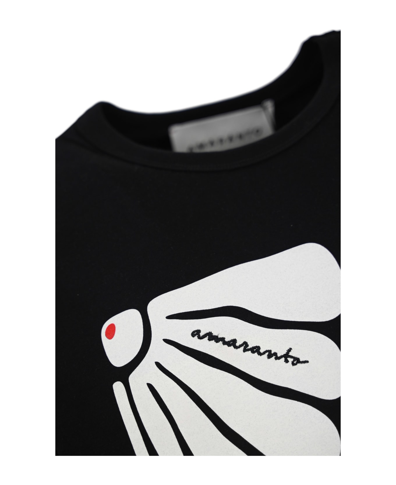Amaranto T-shirt With Print - Nero