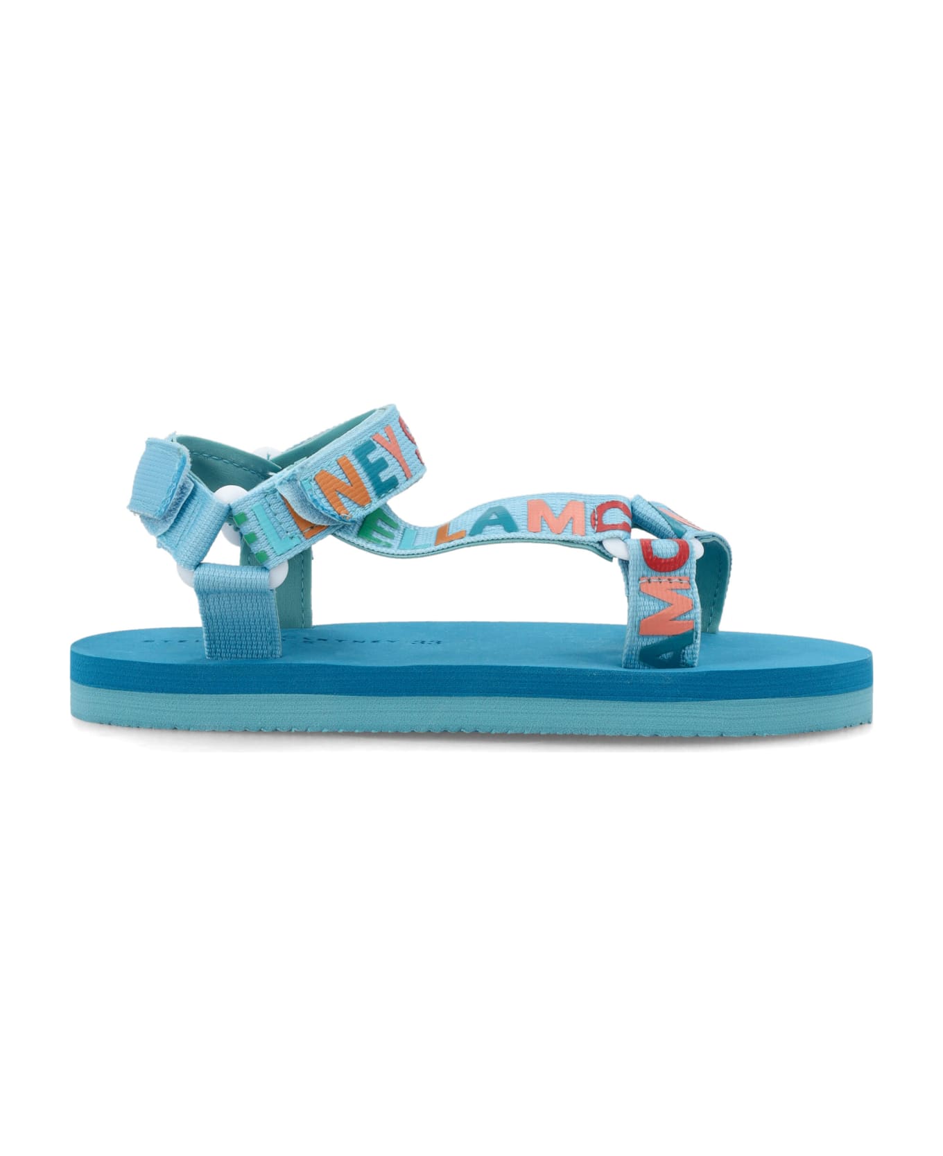 Stella McCartney Kids Logo Sandals - BLUE シューズ