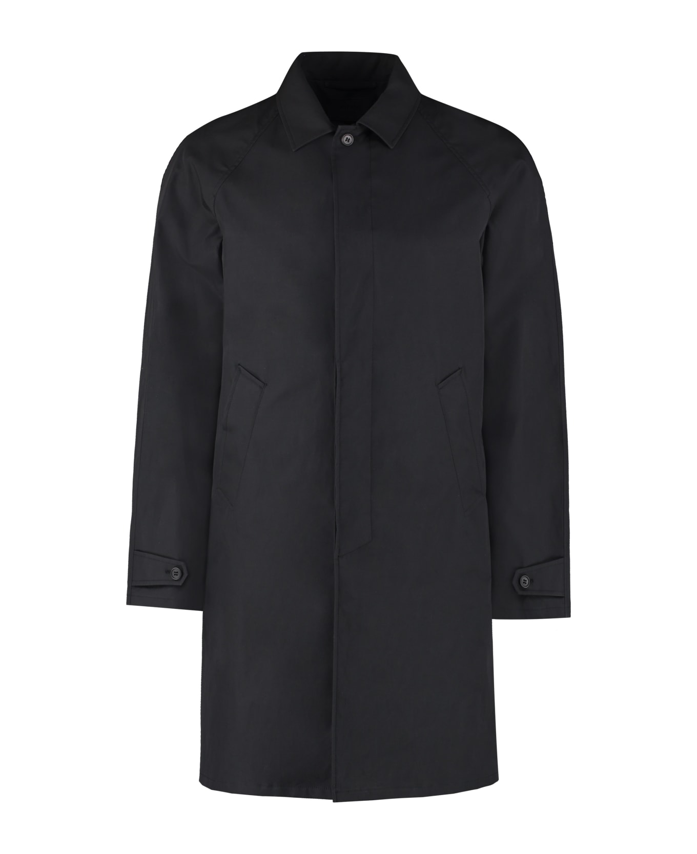 Prada Cotton Trench Coat - black コート