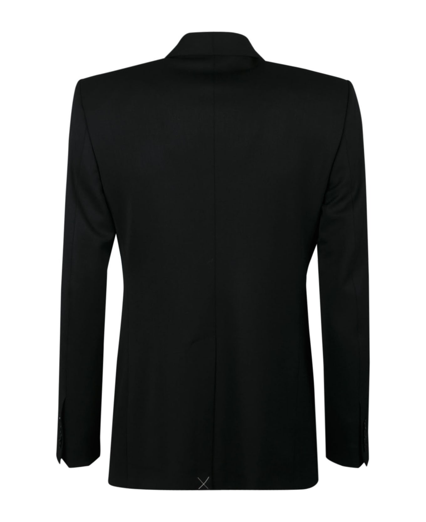 Dolce & Gabbana Regular Fit Button Sided Blazer - Black ブレザー