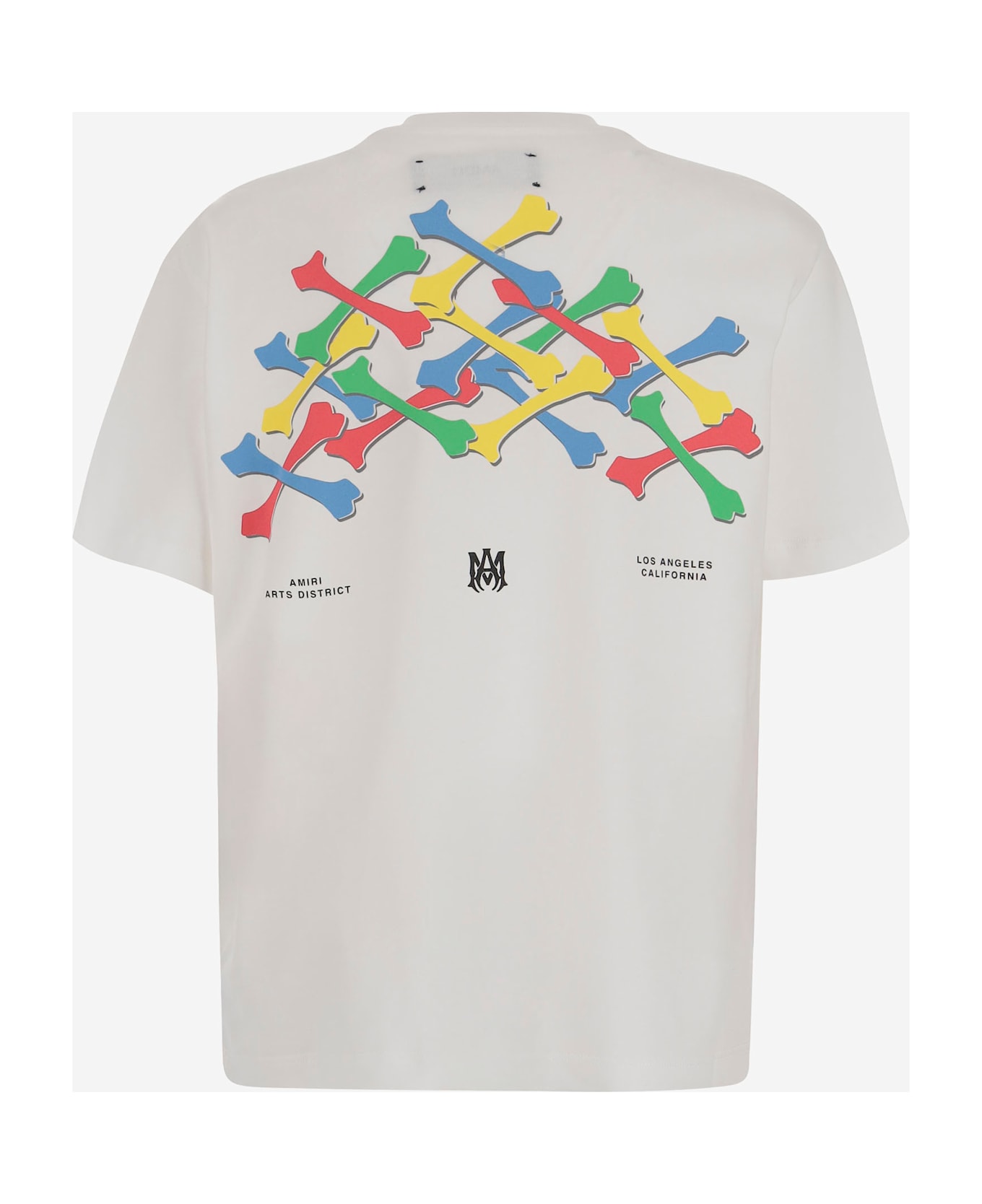 AMIRI Cotton T-shirt With Print And Logo - White