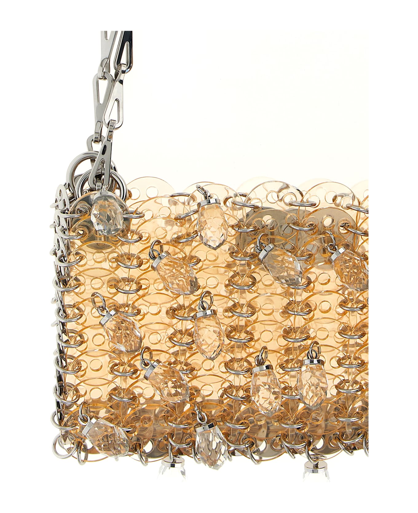Paco Rabanne 
1969 Nano Crystal Resin
 Shoulder Bag - Pink