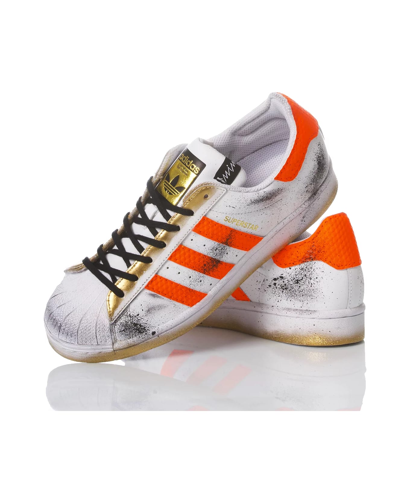 Mimanera Adidas Superstar Orange Boost Customized Mimanera
