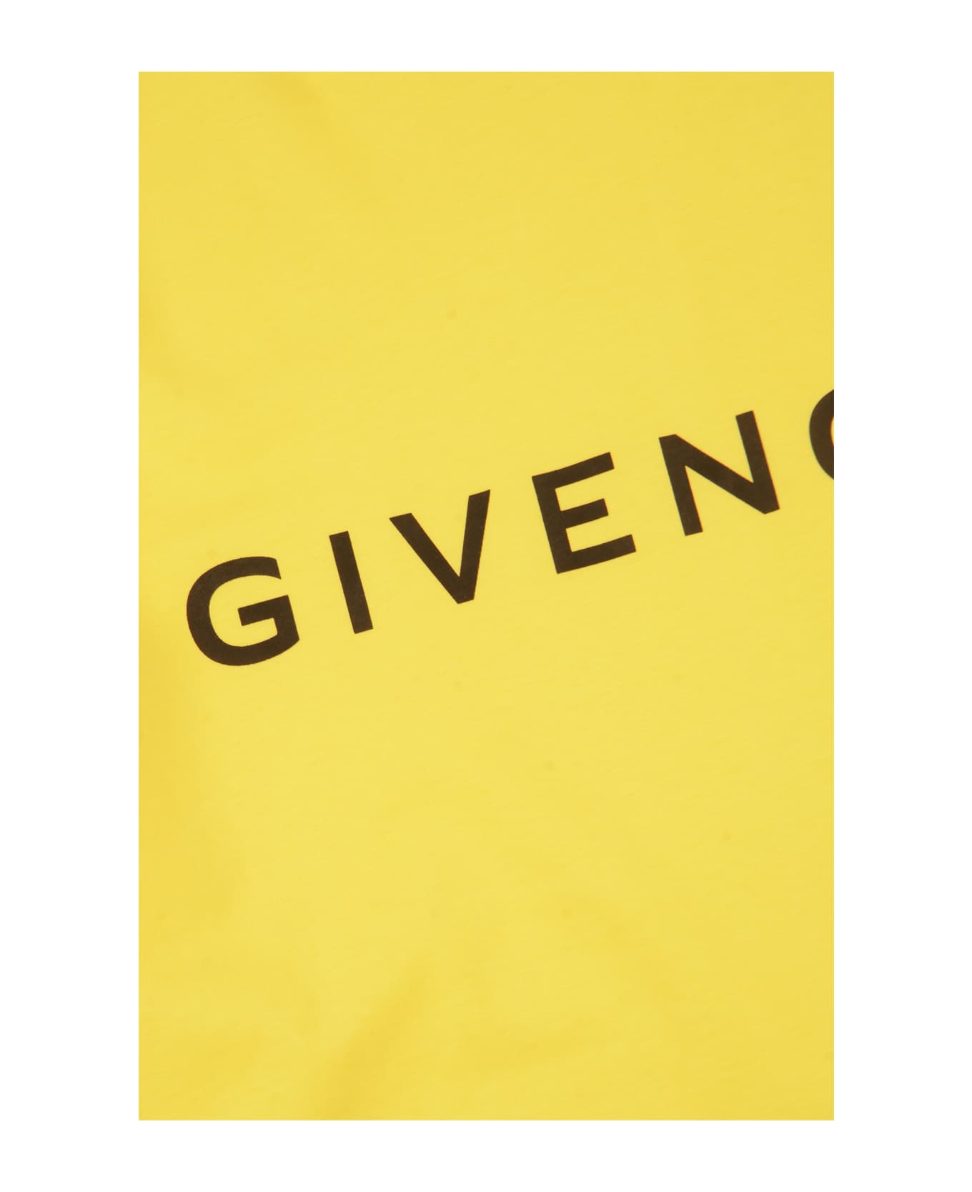 Givenchy Logo Print Regular T-shirt - Yellow
