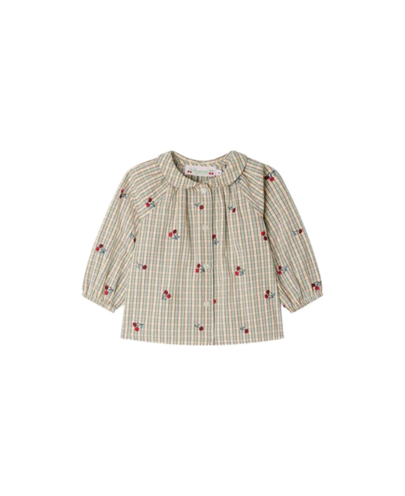 Bonpoint Blouse "domino" - AZURE