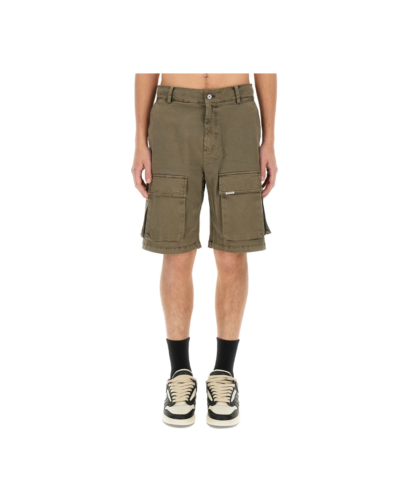 REPRESENT Short Cargo Washed - GREEN