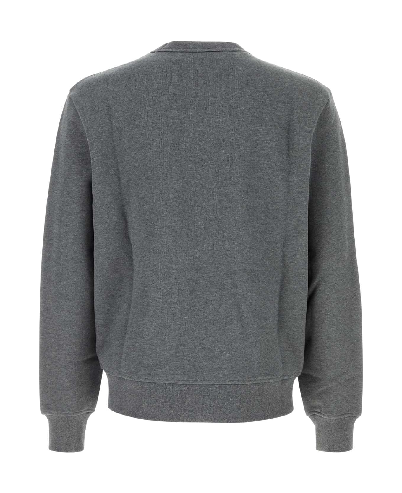 パーカー・フーディ A.P.C. Melange Grey Cotton Sweatshirt A.P.C. Melange grey cotton sweatshirt for Women Online USA