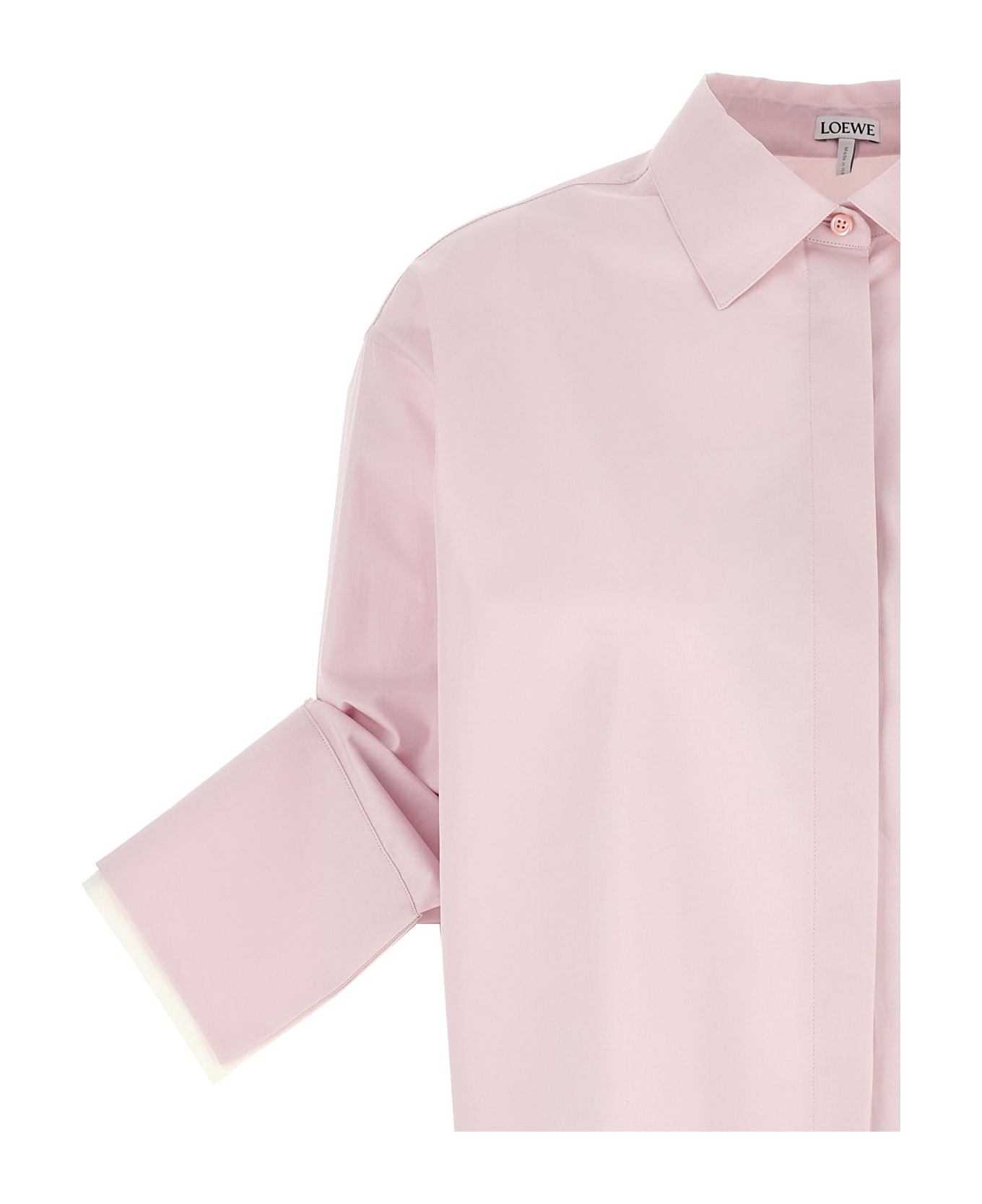 Loewe 'turn-up' Shirt - Pink