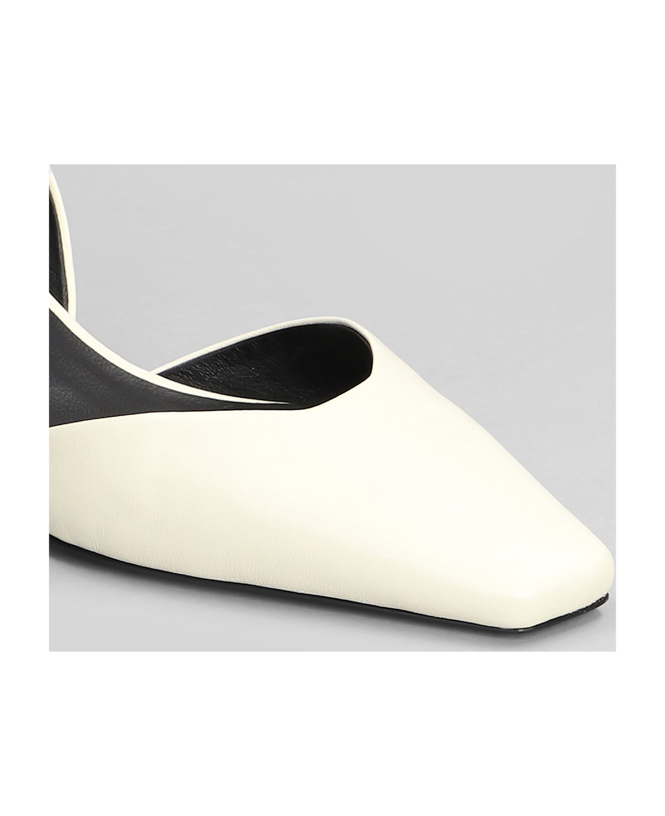Loulou Studio Akila Pumps In Beige Leather - beige