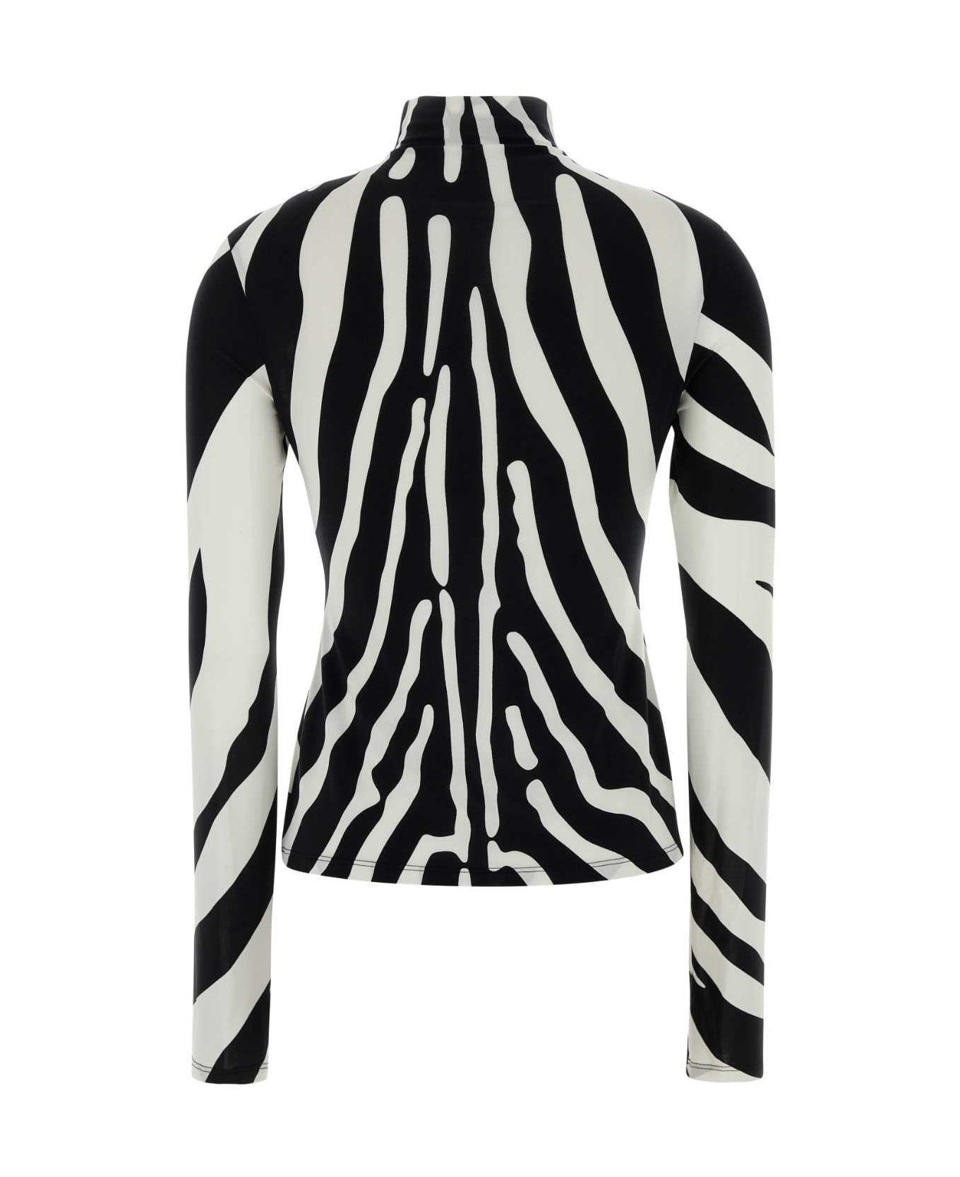 Ferragamo Printed Stretch Viscose Top - MASCARPONENERO