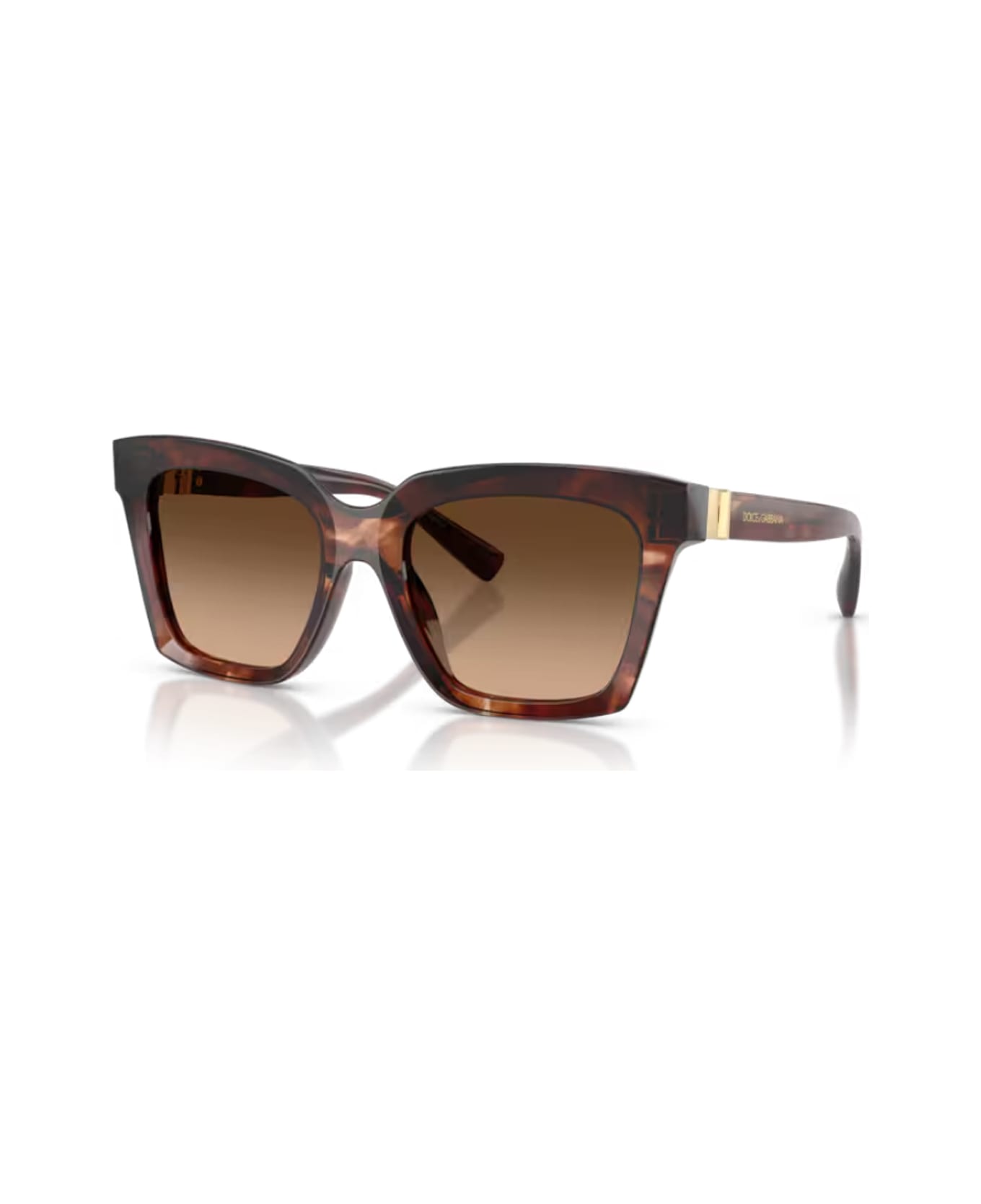 Dolce 
Gabbana Eyewear Dolce 
Gabbana Dg4498 Dg Hinge 322274 Havana Rosso Scuro Sunglasses - Havana