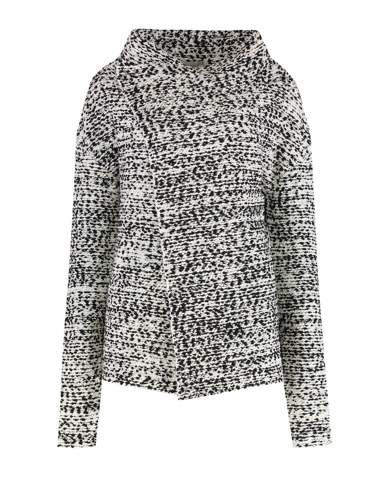 Alberta Ferretti Boucle Wool Sweater - grey
