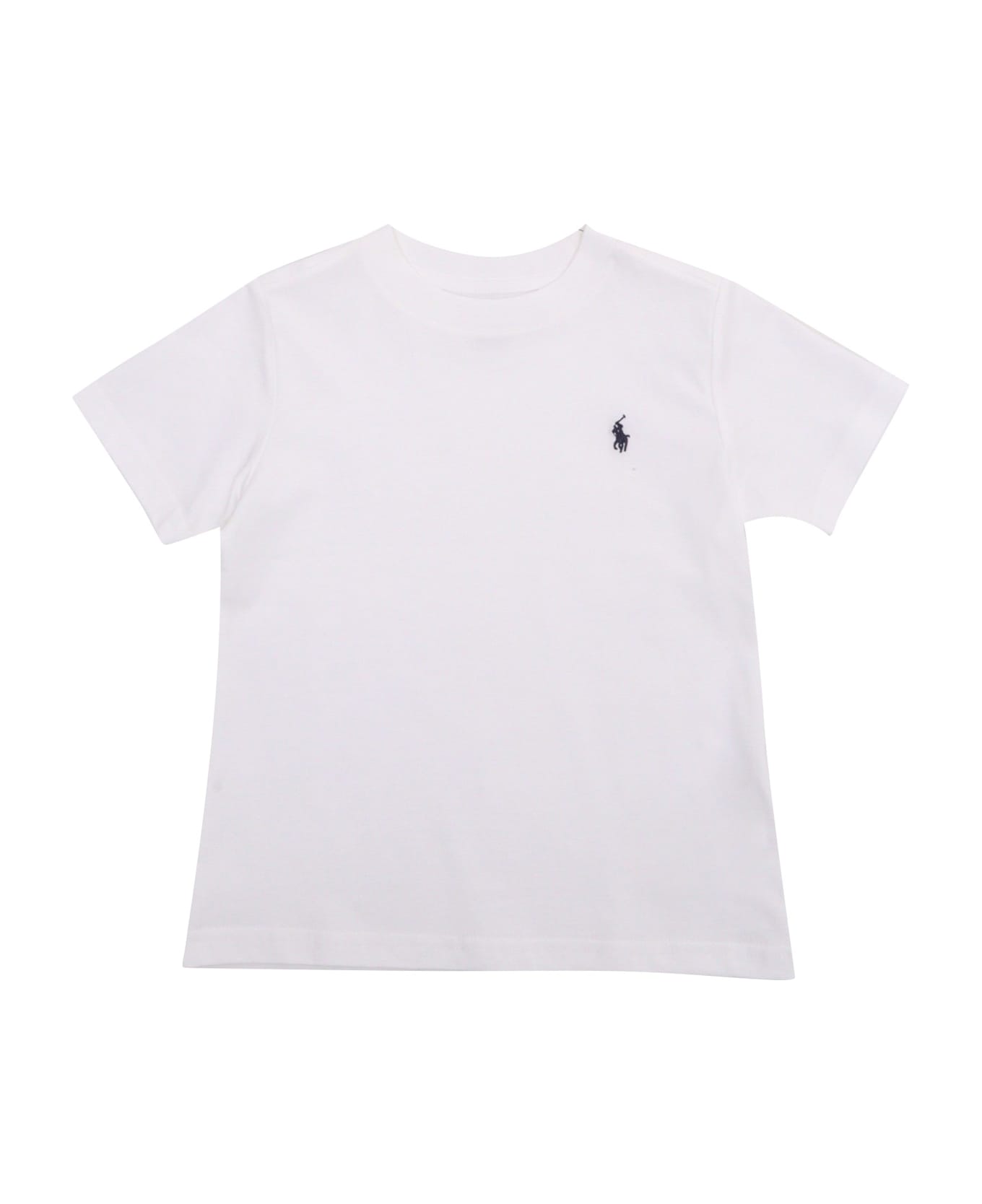 Polo Ralph Lauren Ss Cn-tops-t-shirt - WHITE