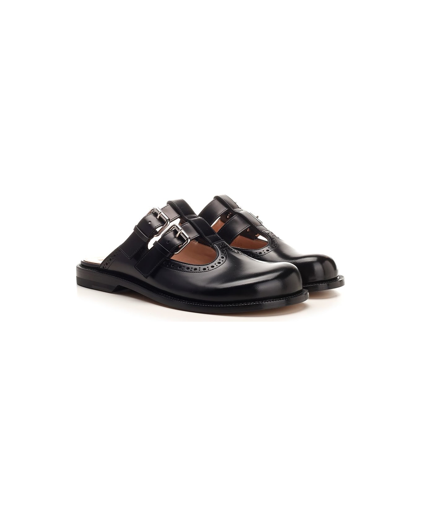 Loewe 'campo' Mules - Black