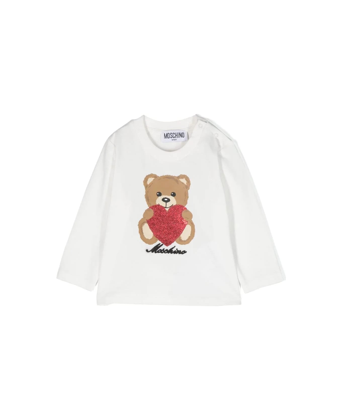 Moschino T-shirt Con Teddy Bear - IVORY