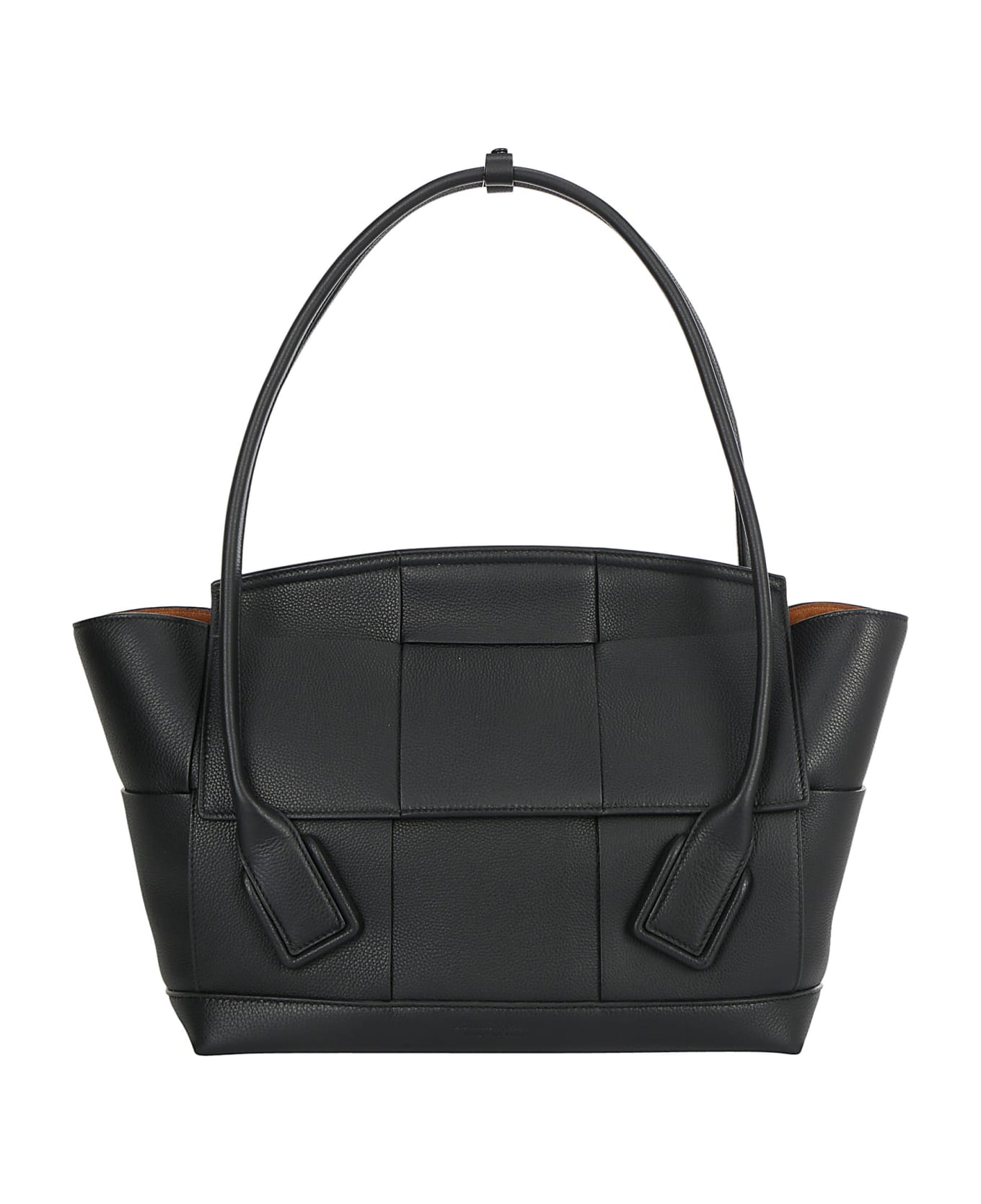 Bottega Veneta The Arco 48 Handbag - Nero/silver