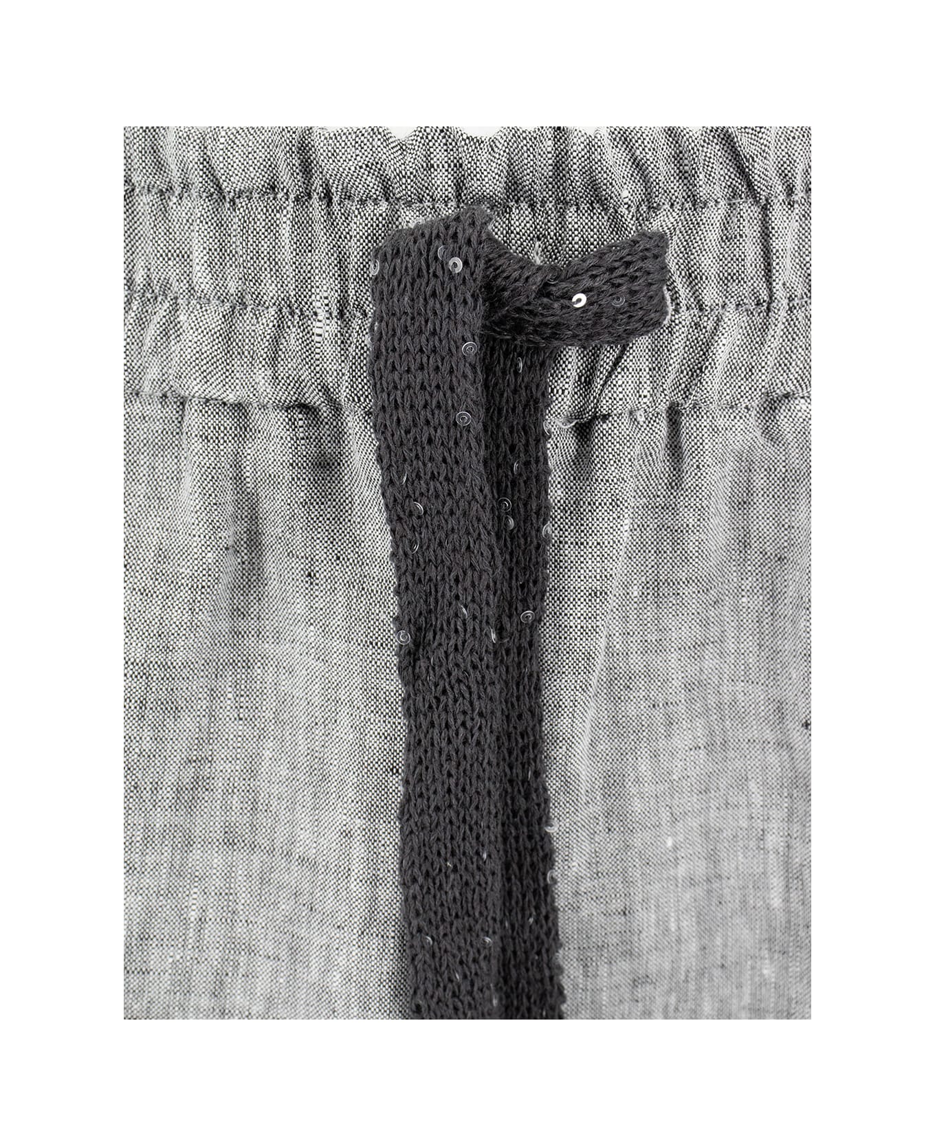 Le Tricot Perugia Skirt - GREY MEL DARK GREY