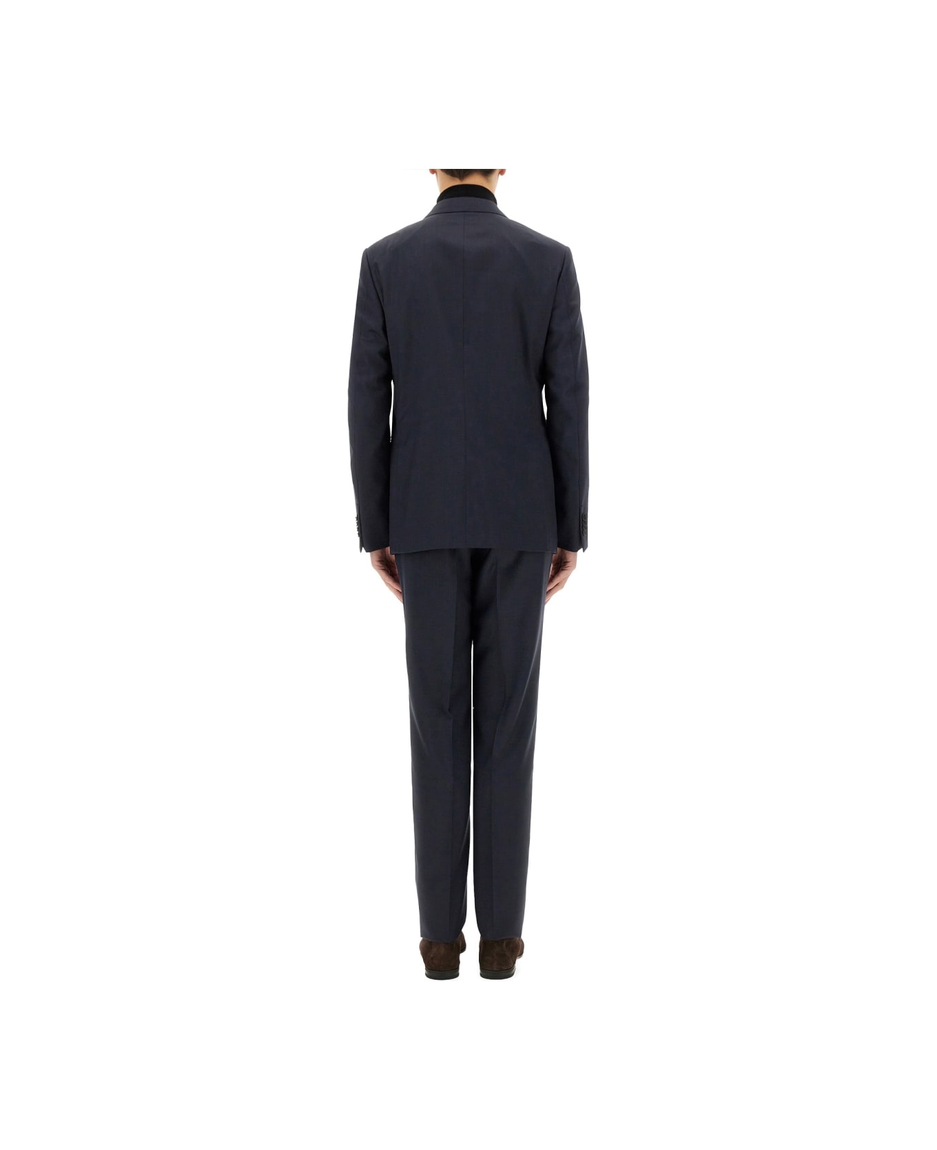 Zegna Single-breasted Dress - BLUE