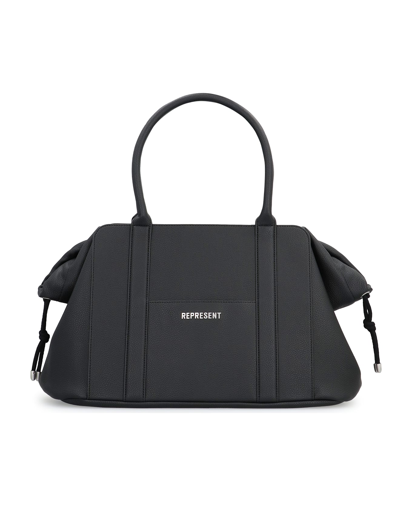 REPRESENT Faux Leather Travel Bag - black