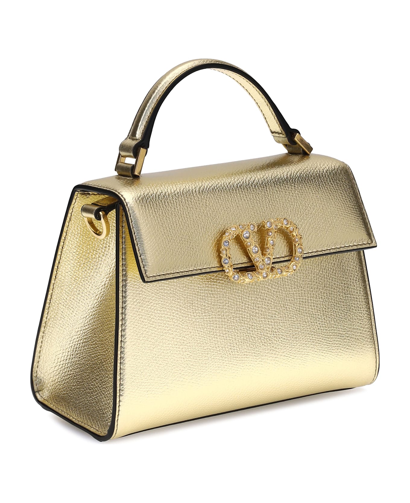 Metallic Garnet Mini Handbag - Thumbnail 3