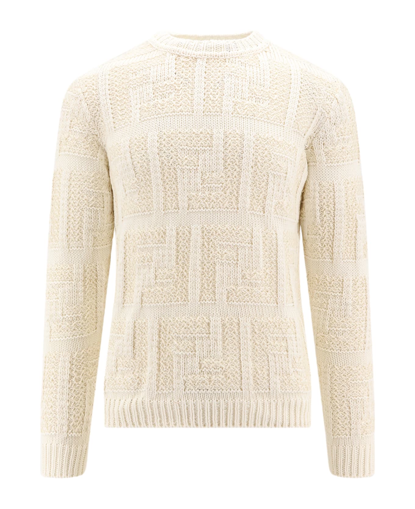 Fendi zucca Sweater - White