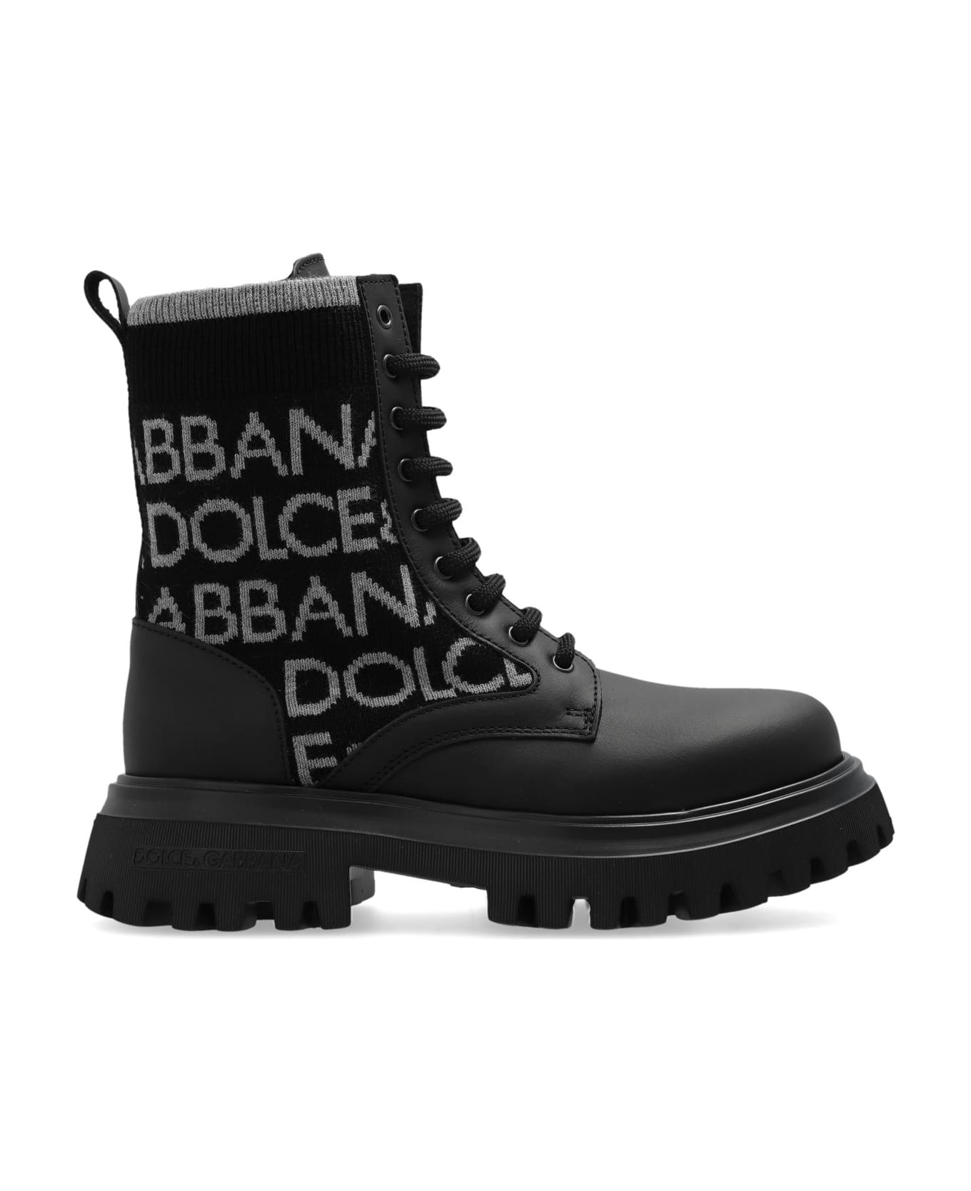 Dolce & Gabbana Kids Boots With Monogram