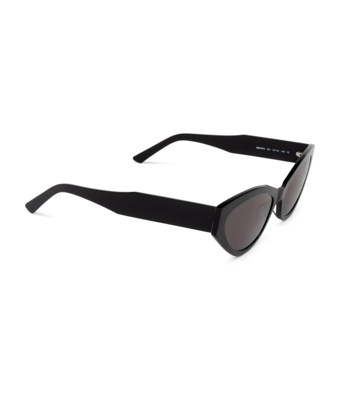 Balenciaga Eyewear Bb0306s Sunglasses - 001 BLACK BLACK GREY