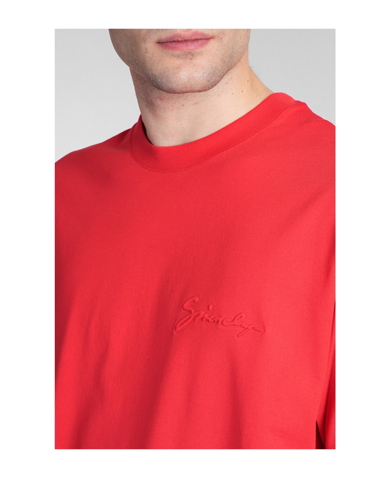 Givenchy T-shirt In Red Cotton - RED