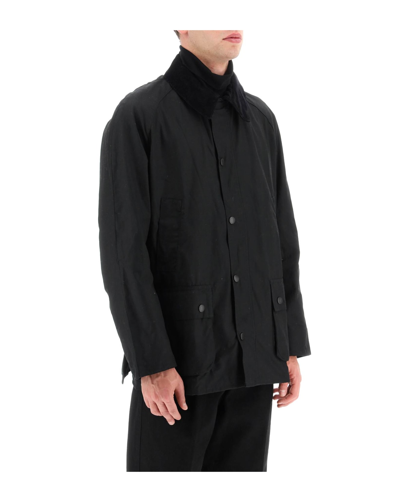 Barbour Ashby Waxed Jacket - BLACK CLASSIC (Black) ジャケット