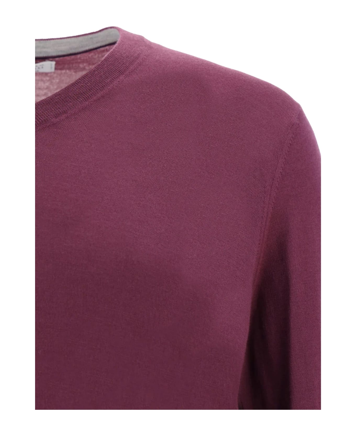 Brunello Cucinelli Wool Sweater - Purple ニットウェア