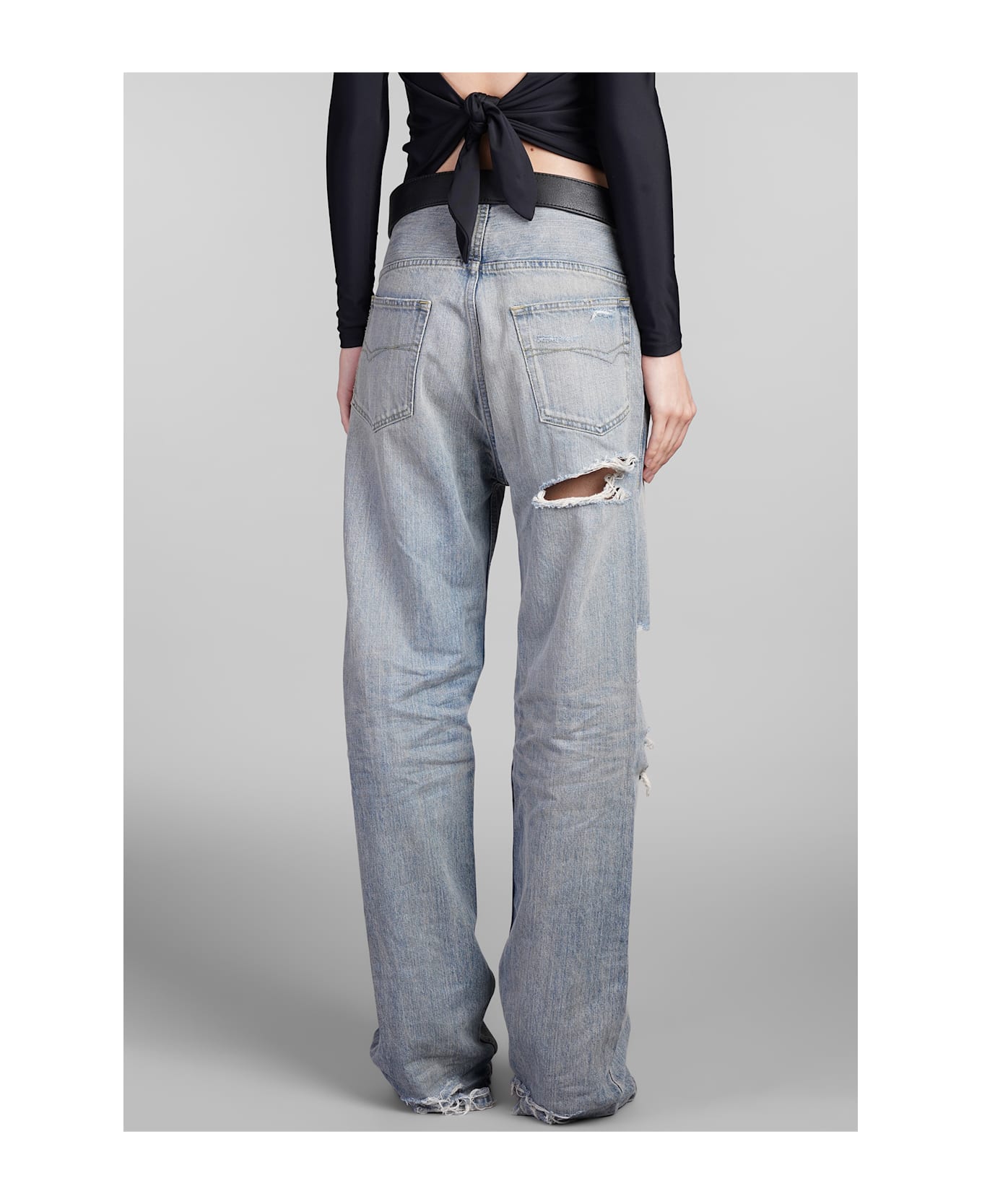 Balenciaga Jeans In Blue Cotton - blue