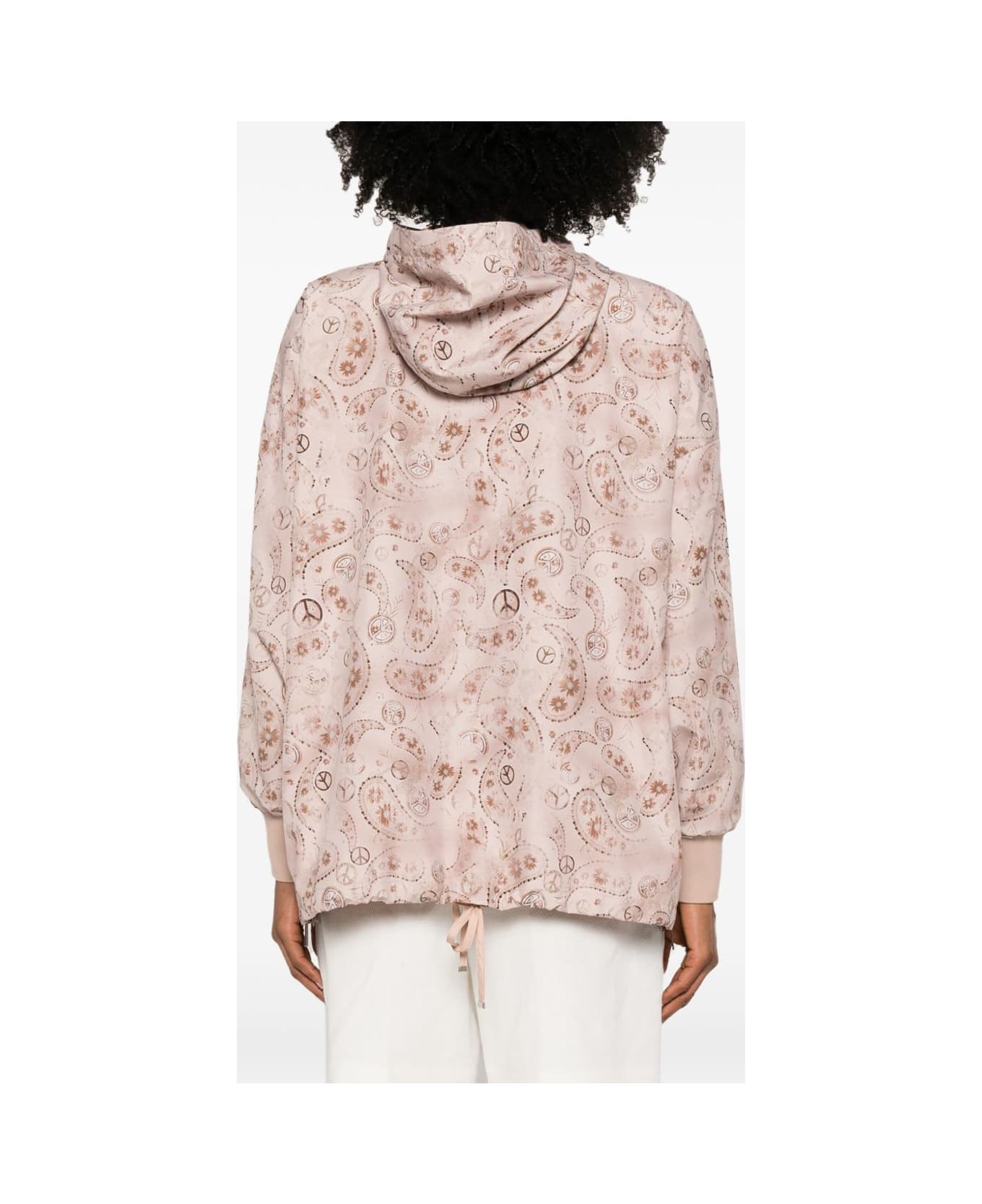 Emporio Armani Printed Blouson Jacket - Grey