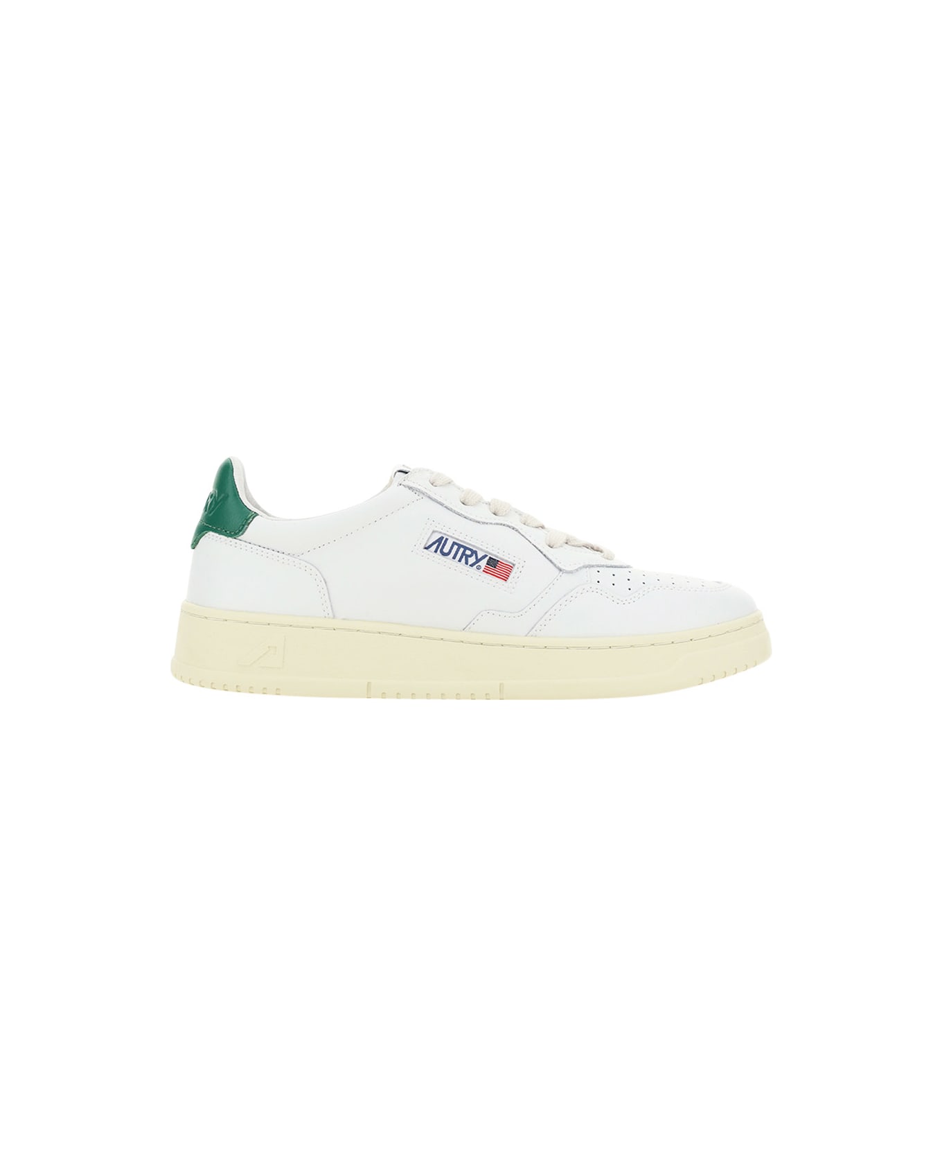 Autry Low 01 Sneakers - Wht/green