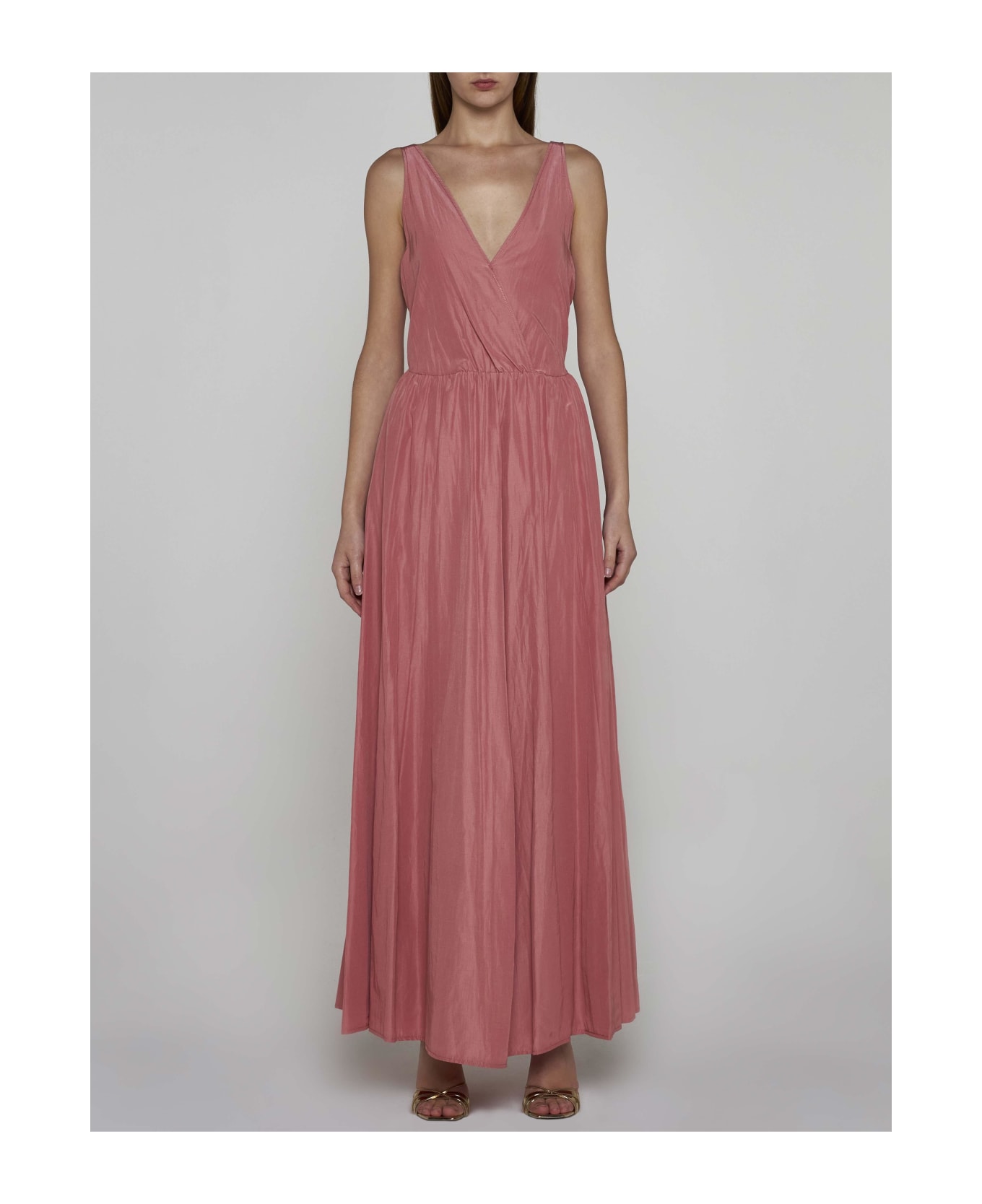 Forte_Forte Taffeta' Long Cocktail Dress - Sunset ワンピース＆ドレス