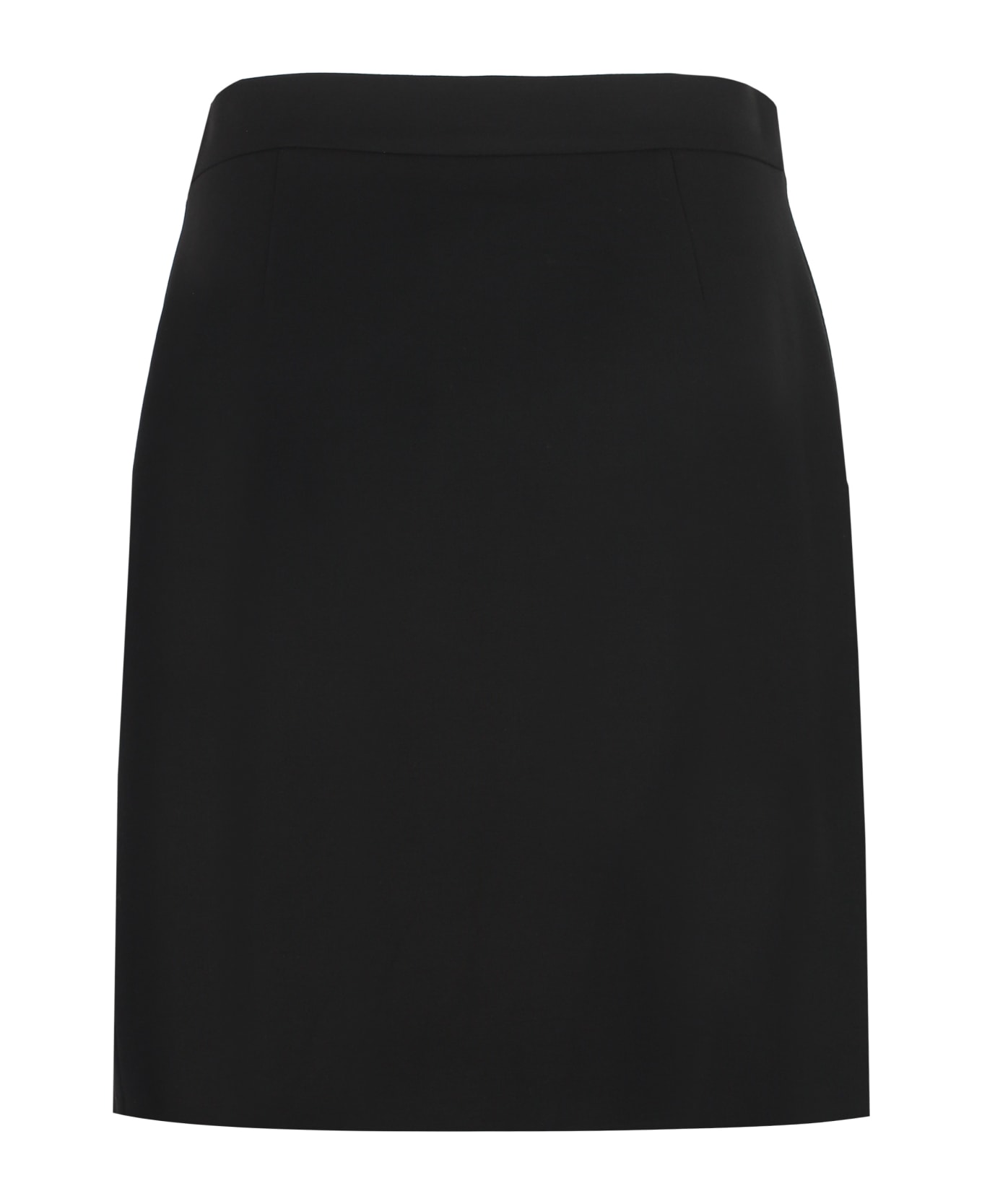 Hugo Boss Asymmetric Wrap Skirt - black