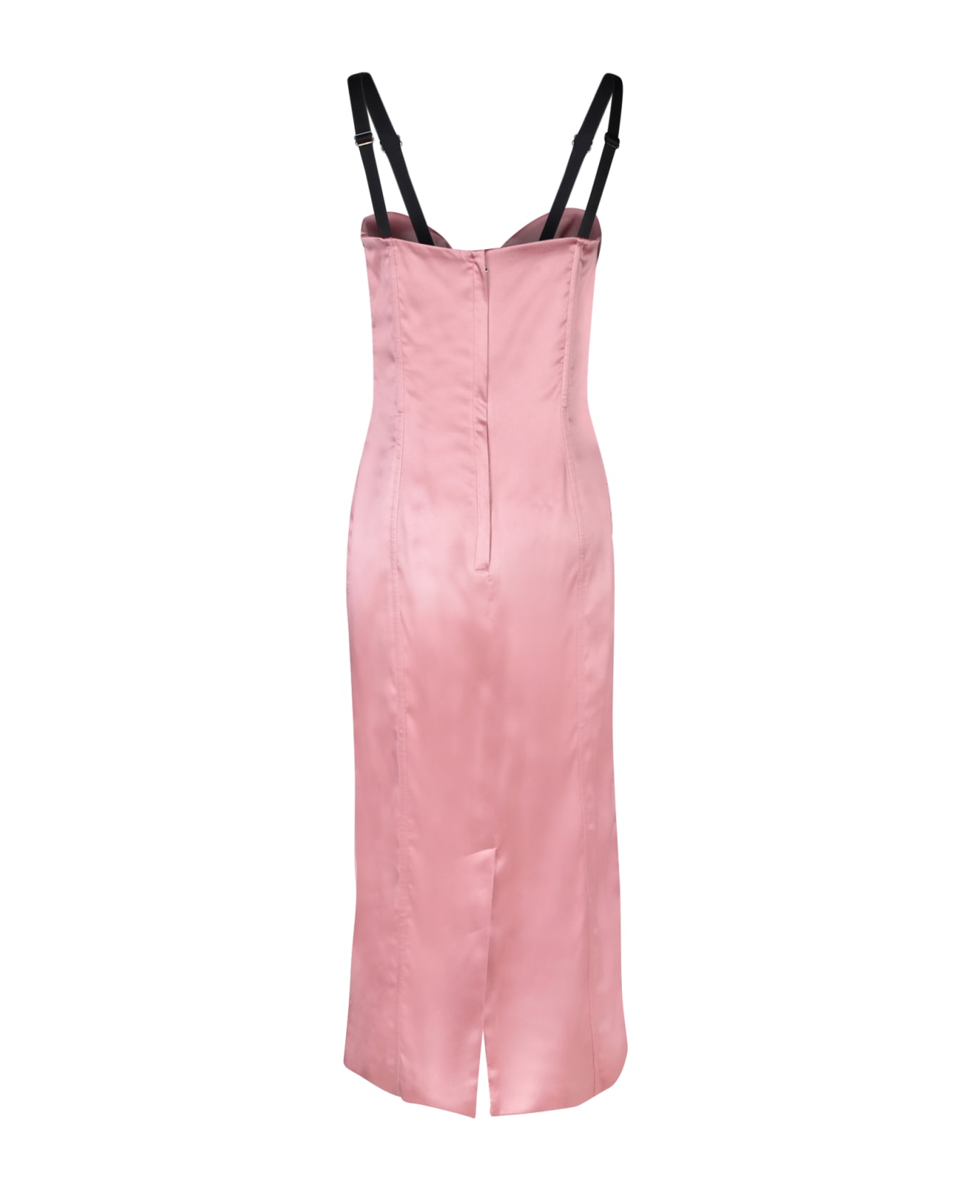 Dolce 
Gabbana Longuette Bustier Pink Dress - Pink