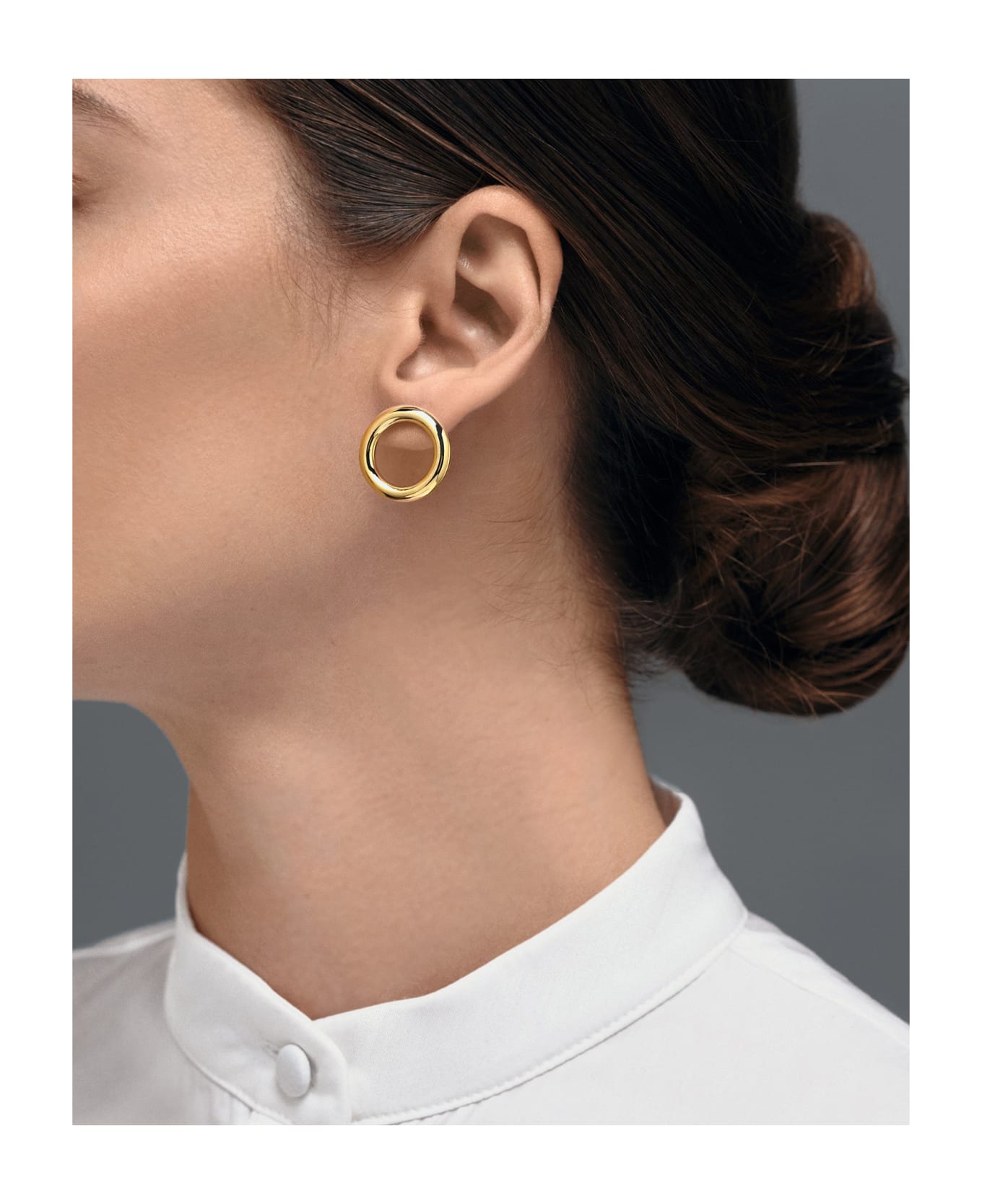 Federica Tosi Earring Carre 'gold - GOLD イヤリング