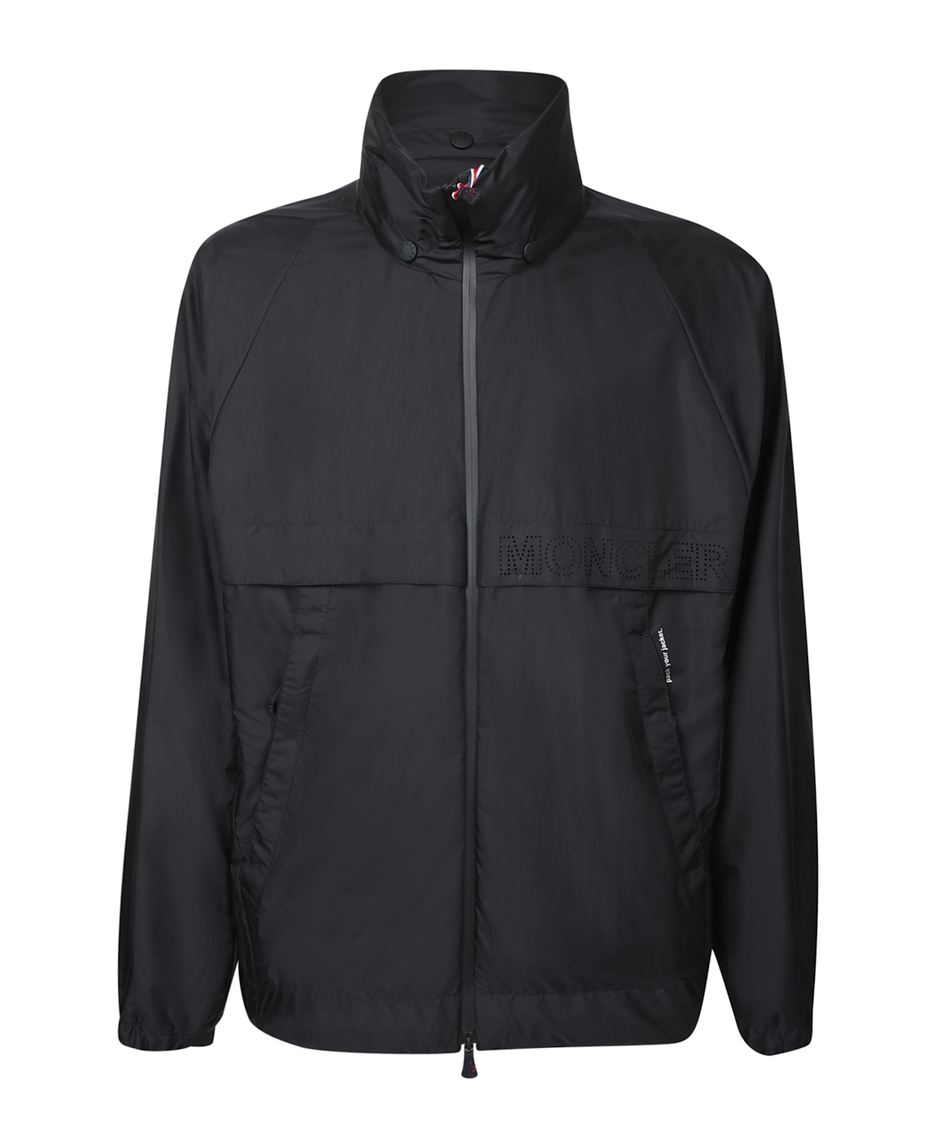 Moncler Grenoble Negara Packable Hooded Windbreaker - Black