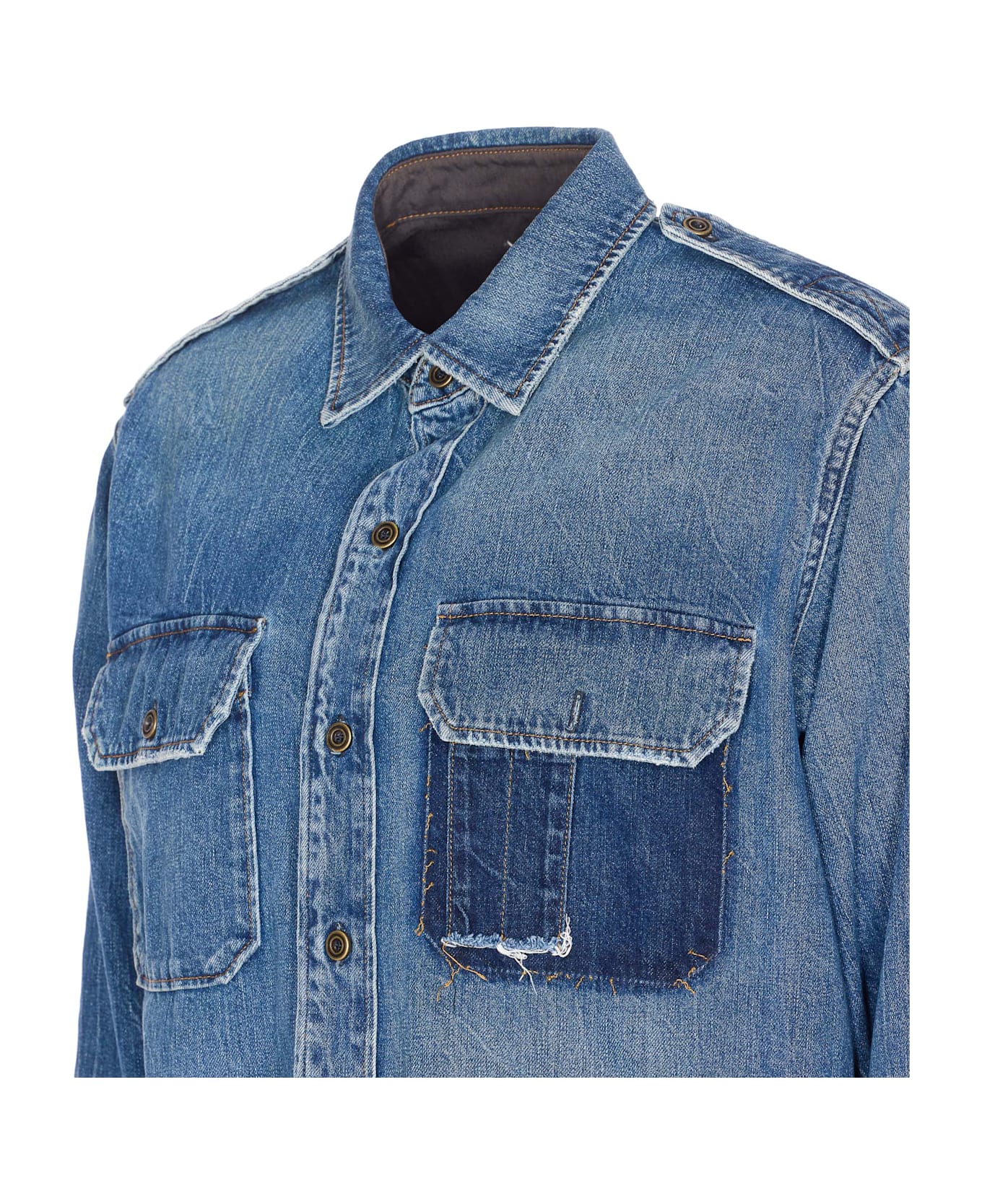 Maison Margiela Denim Shirt - Blue