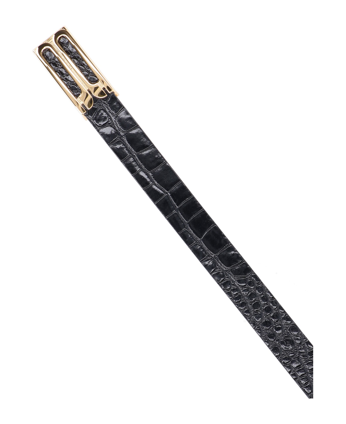 Victoria Beckham 
jumbo Frame
 Belt - Black